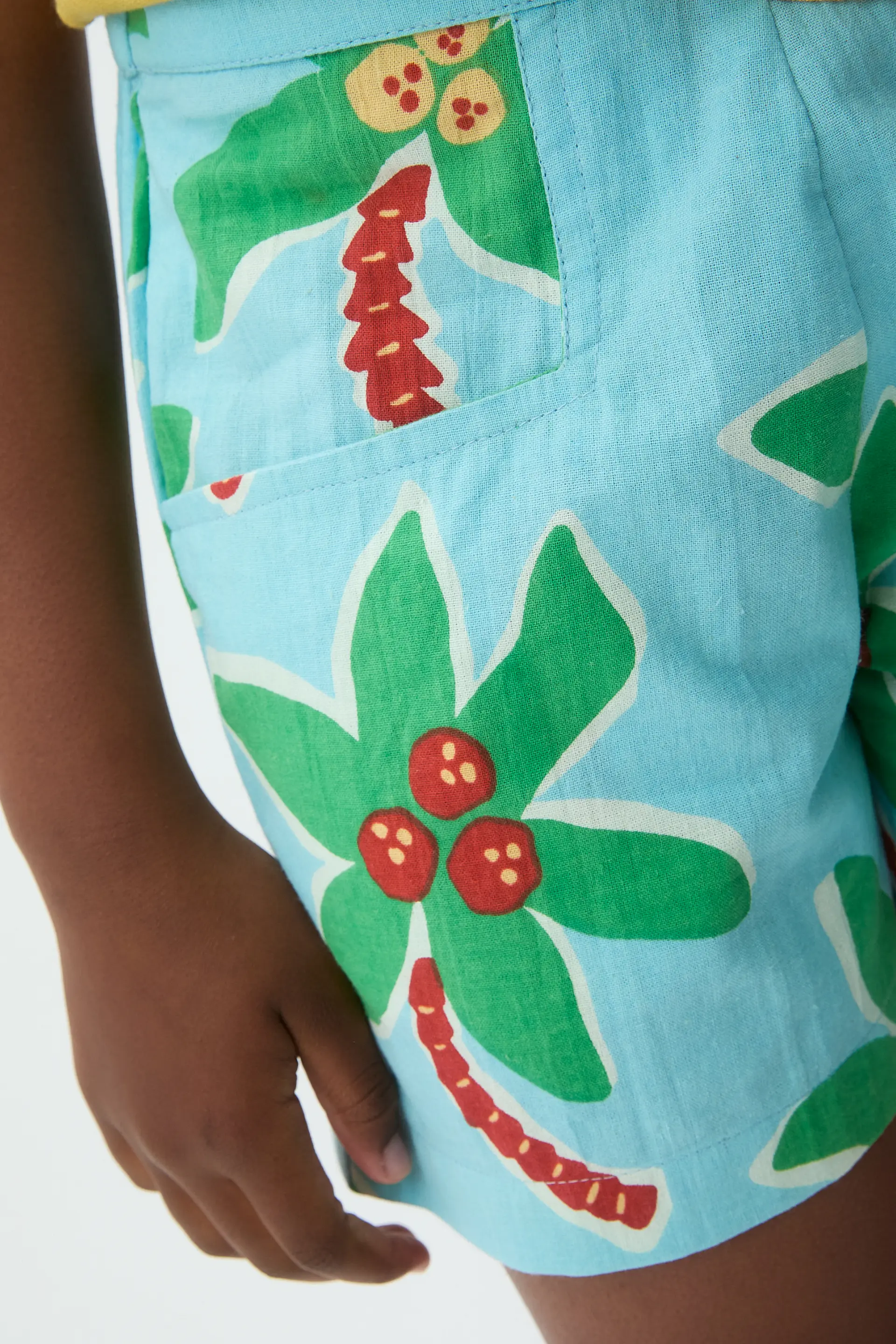 Shorts de niña 100% algodón con estampado Cocotero Small - Image 3