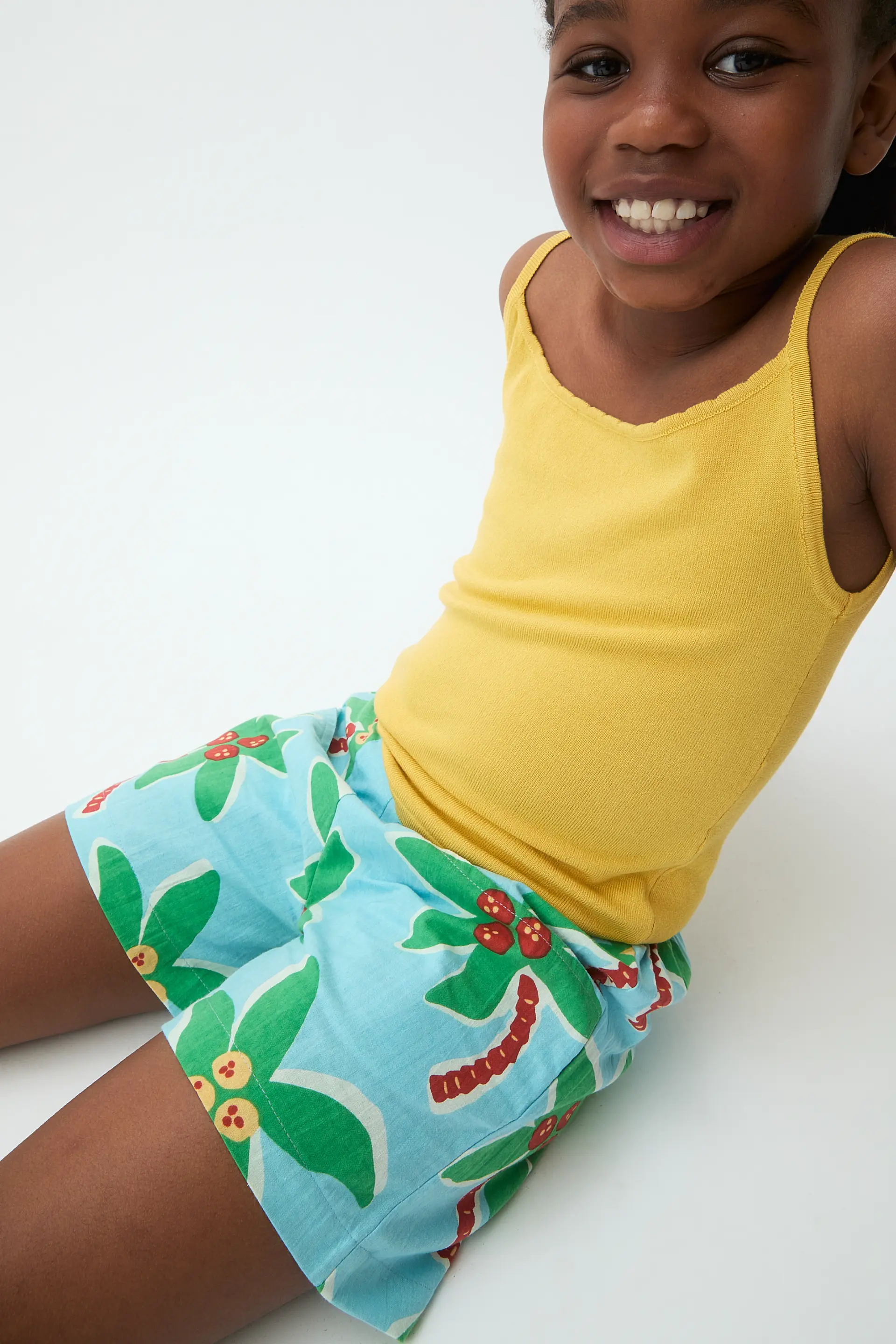 Shorts de niña 100% algodón con estampado Cocotero Small - Image 4