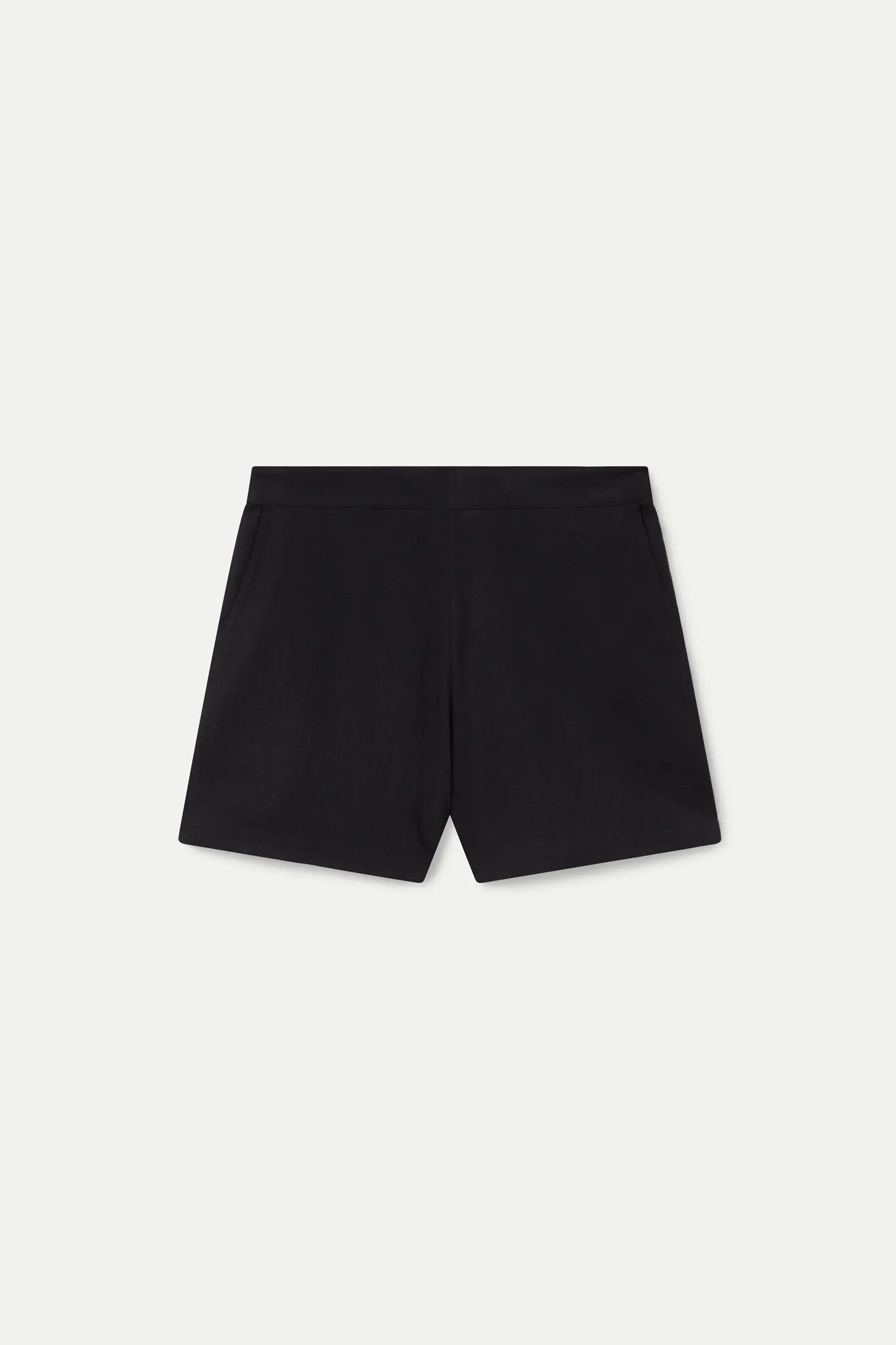 Shorts de niña 100% algodón negro - Image 2