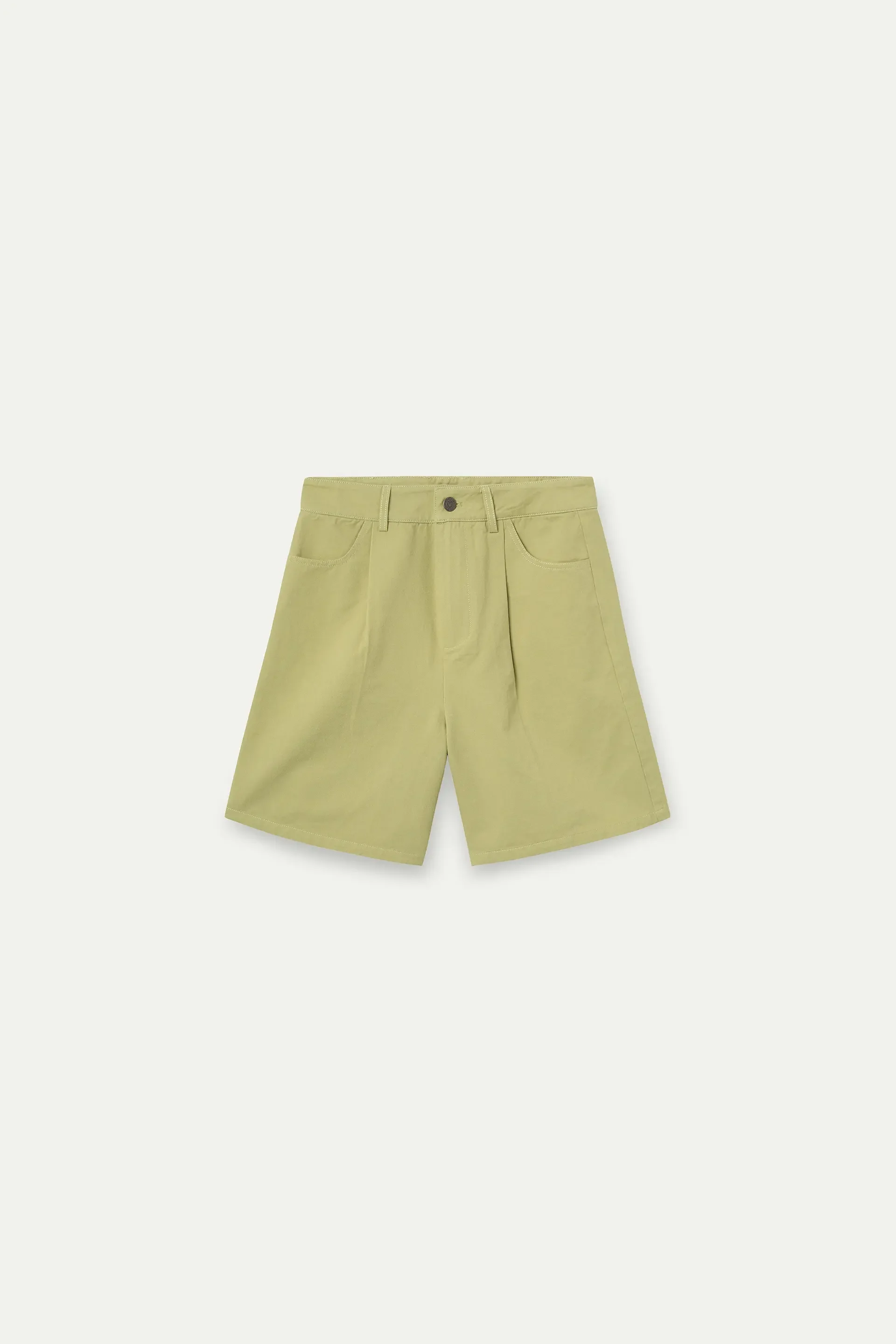 Shorts verde 100% algodón - Image 2