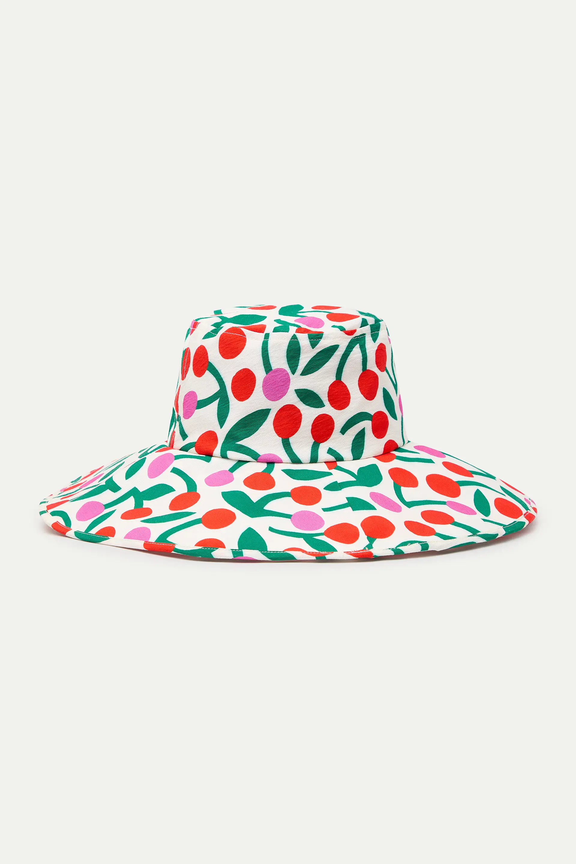 Sombrero con estampado Guinda - Image 2