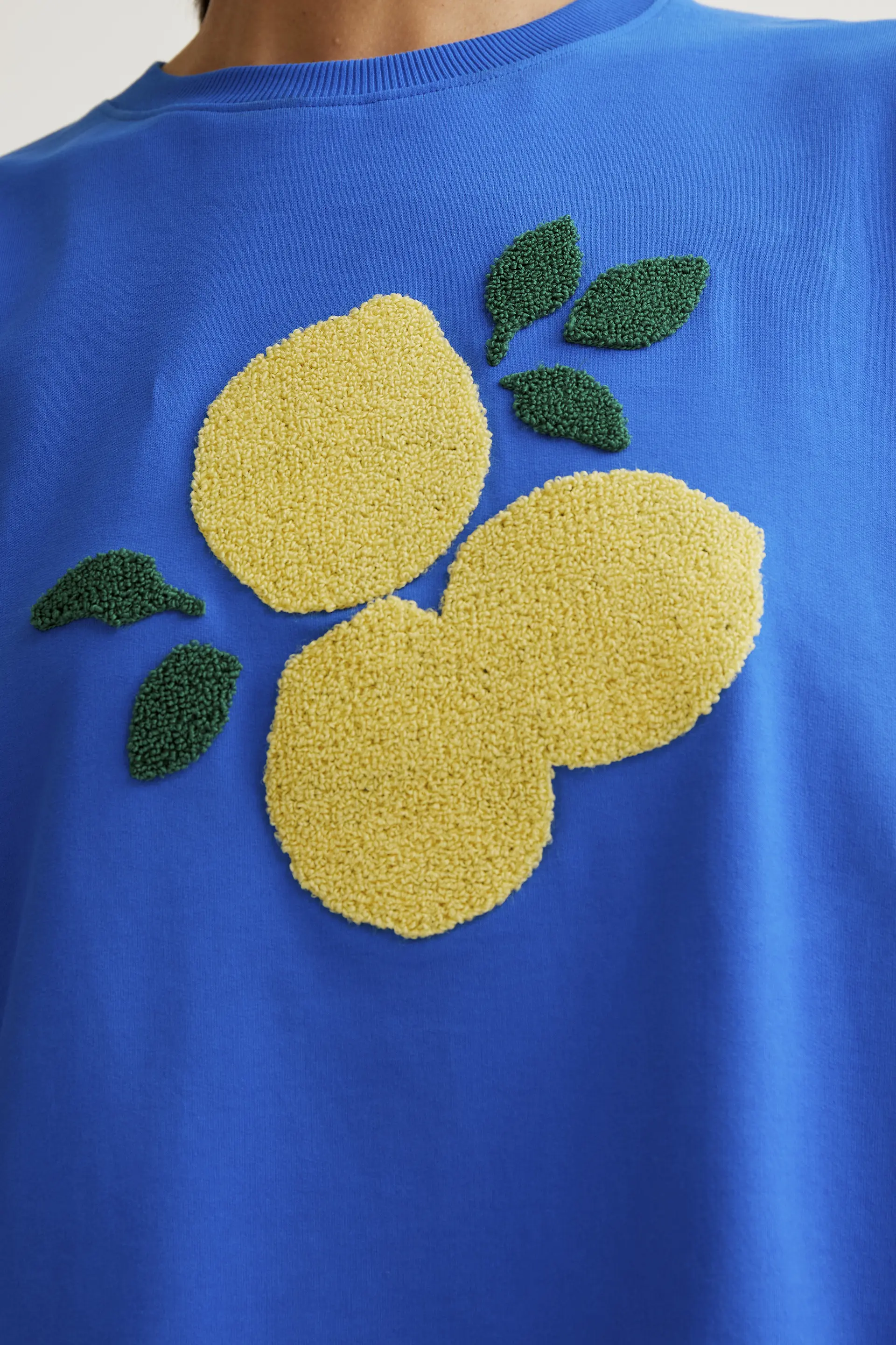 Sudadera con bordado de Limones gigante - Image 4