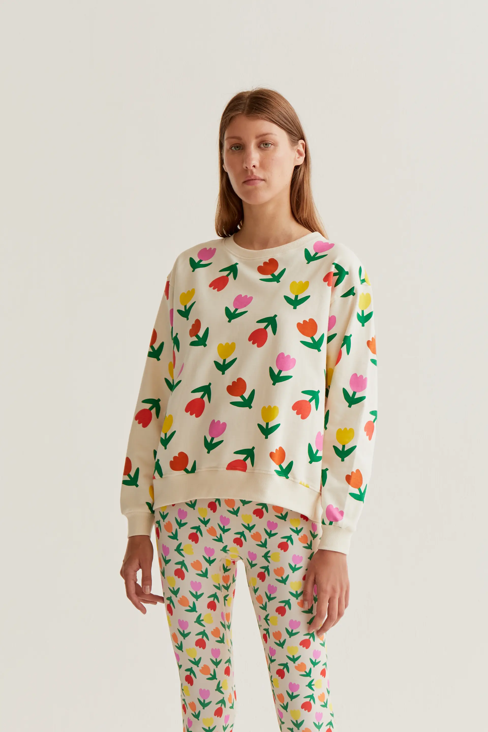Sudadera con estampado Multicolor Tulips
