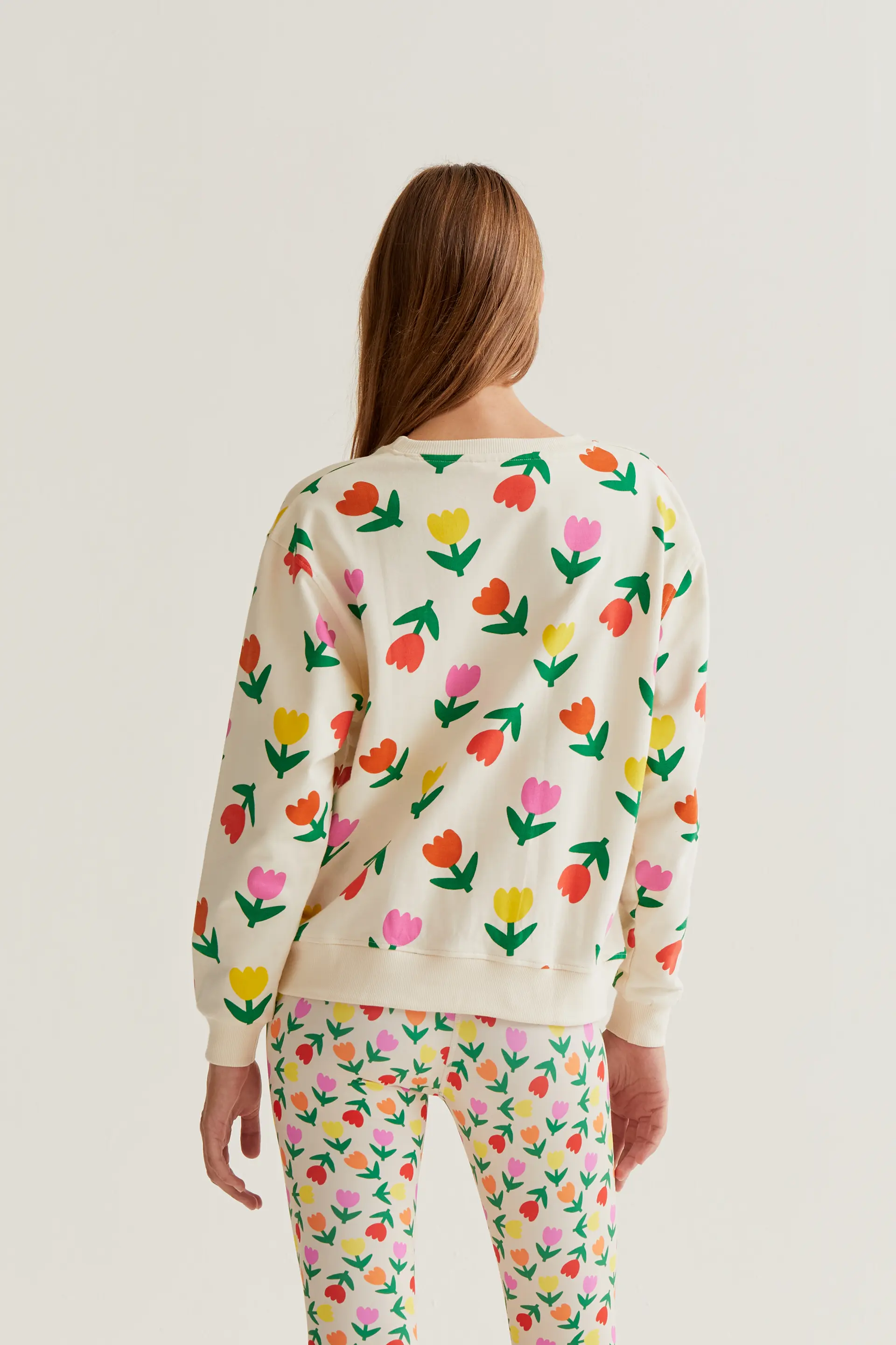 Sudadera con estampado Multicolor Tulips - Image 3