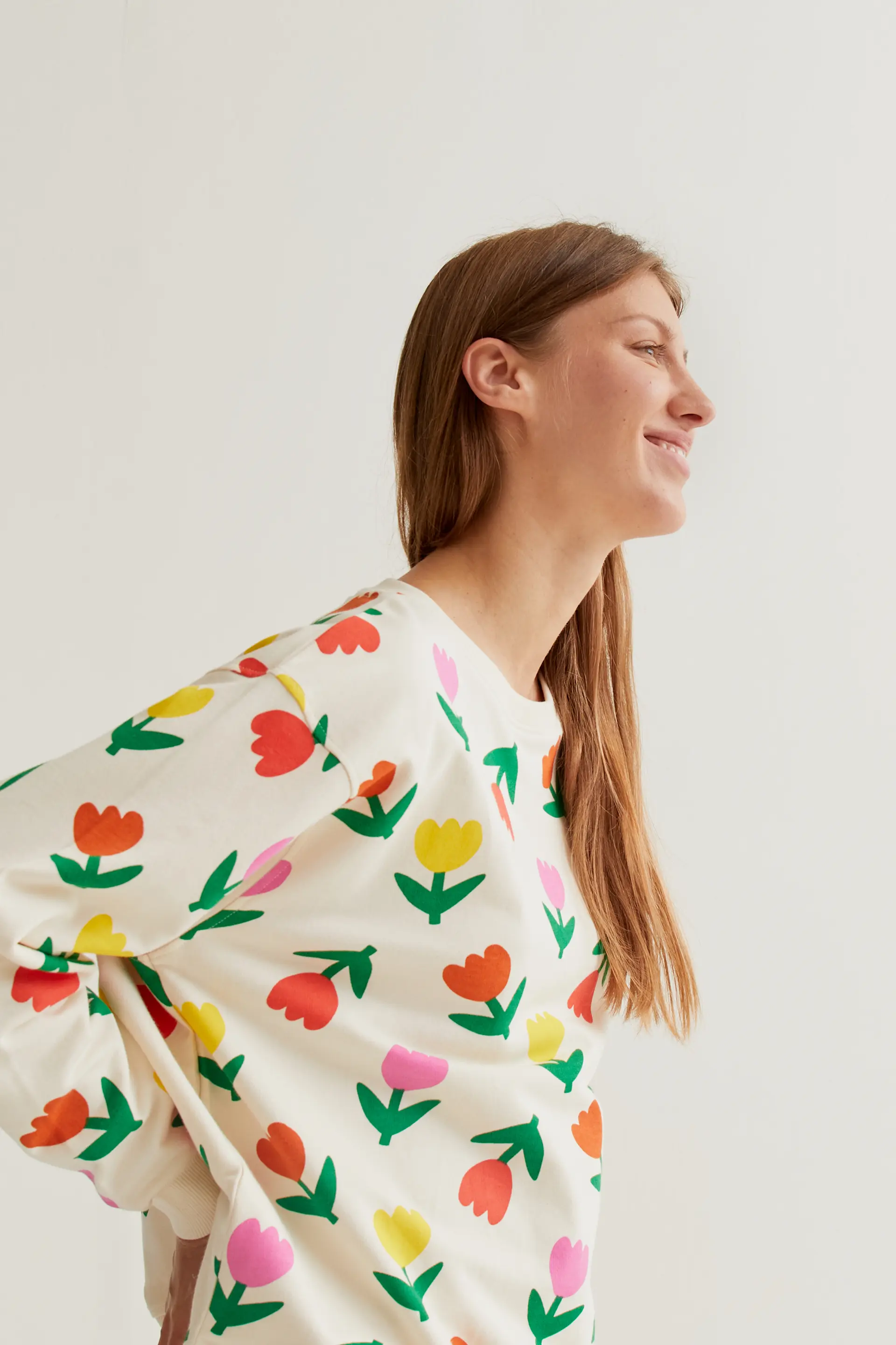 Sudadera con estampado Multicolor Tulips - Image 5