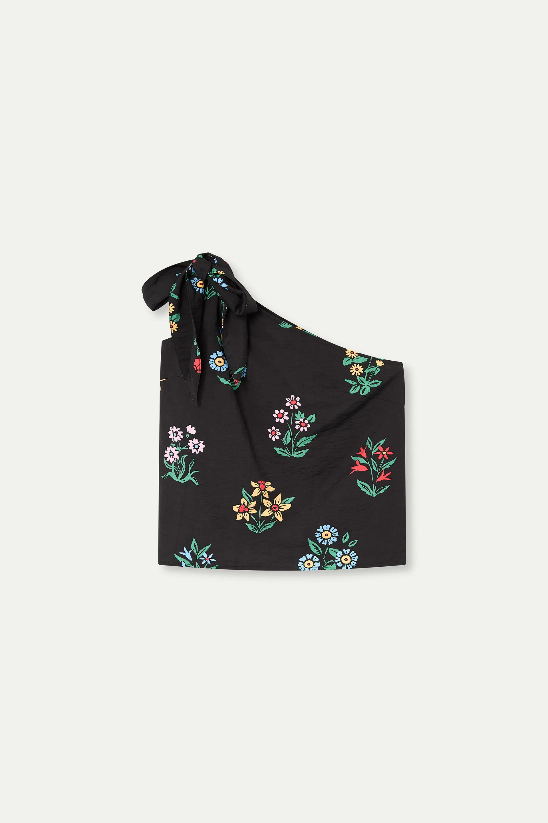 Top asimétrico con estampado Multicolor Gardener - Image 2