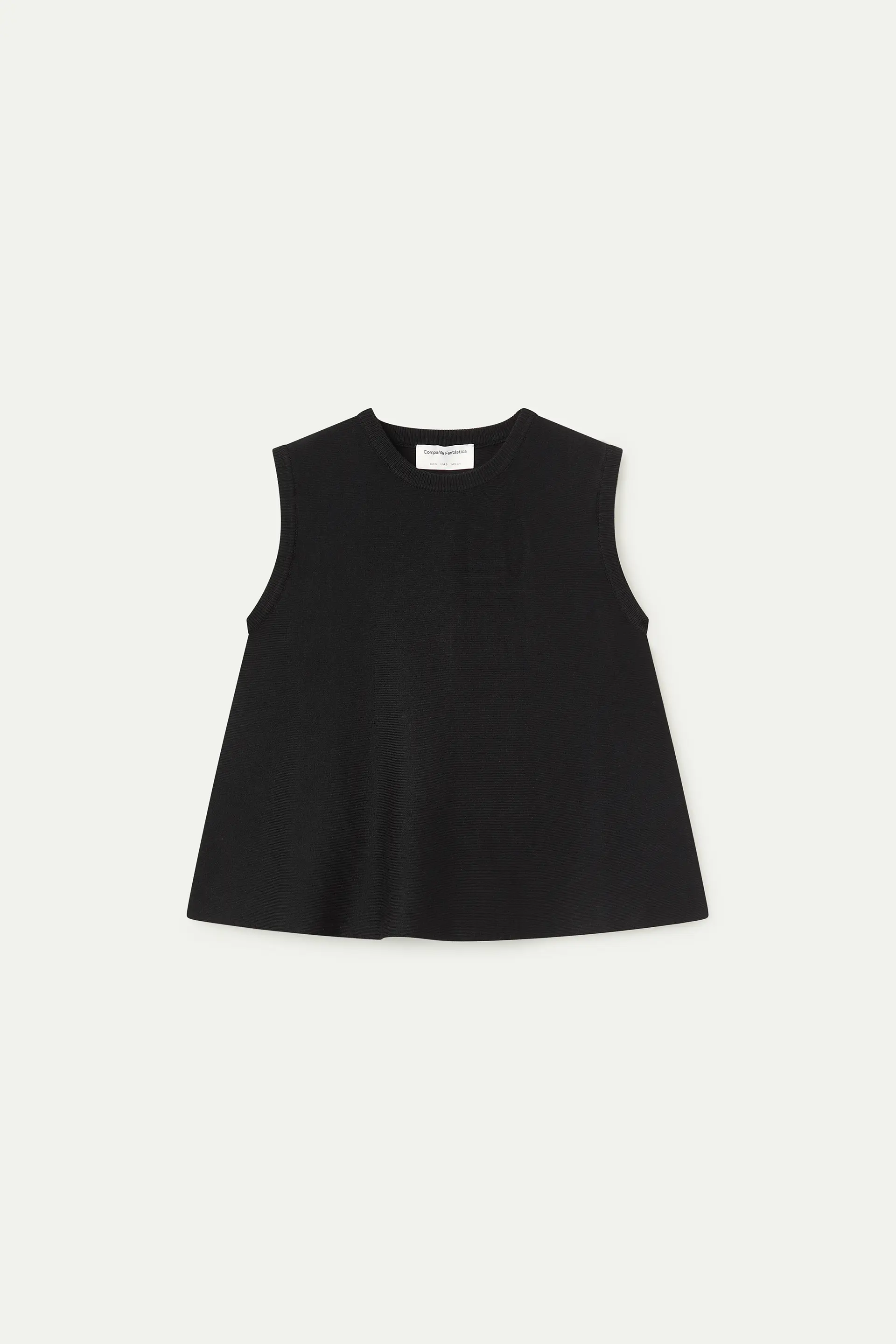 Top básico de punto negro - Image 2