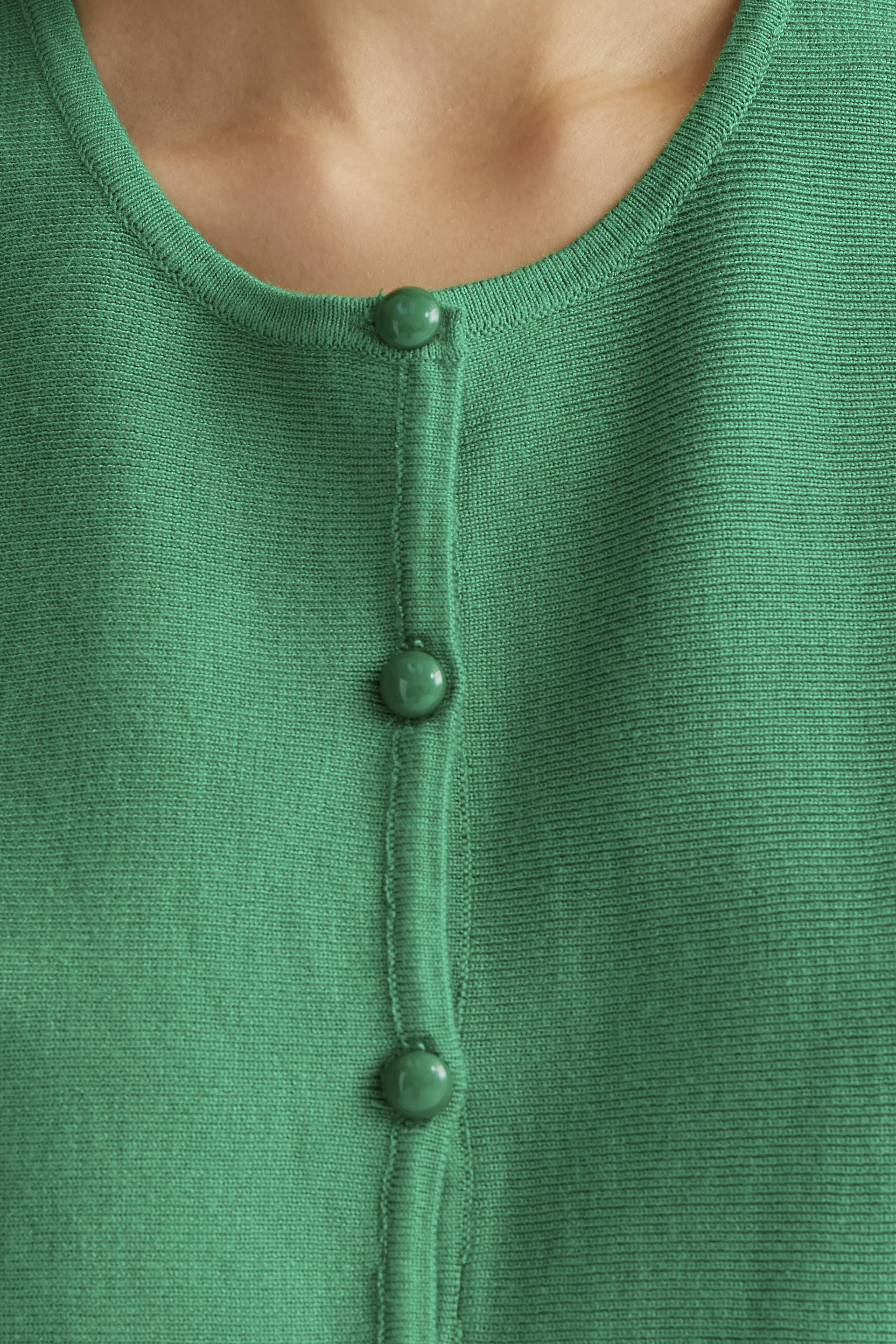 Top chaleco punto verde - Image 4