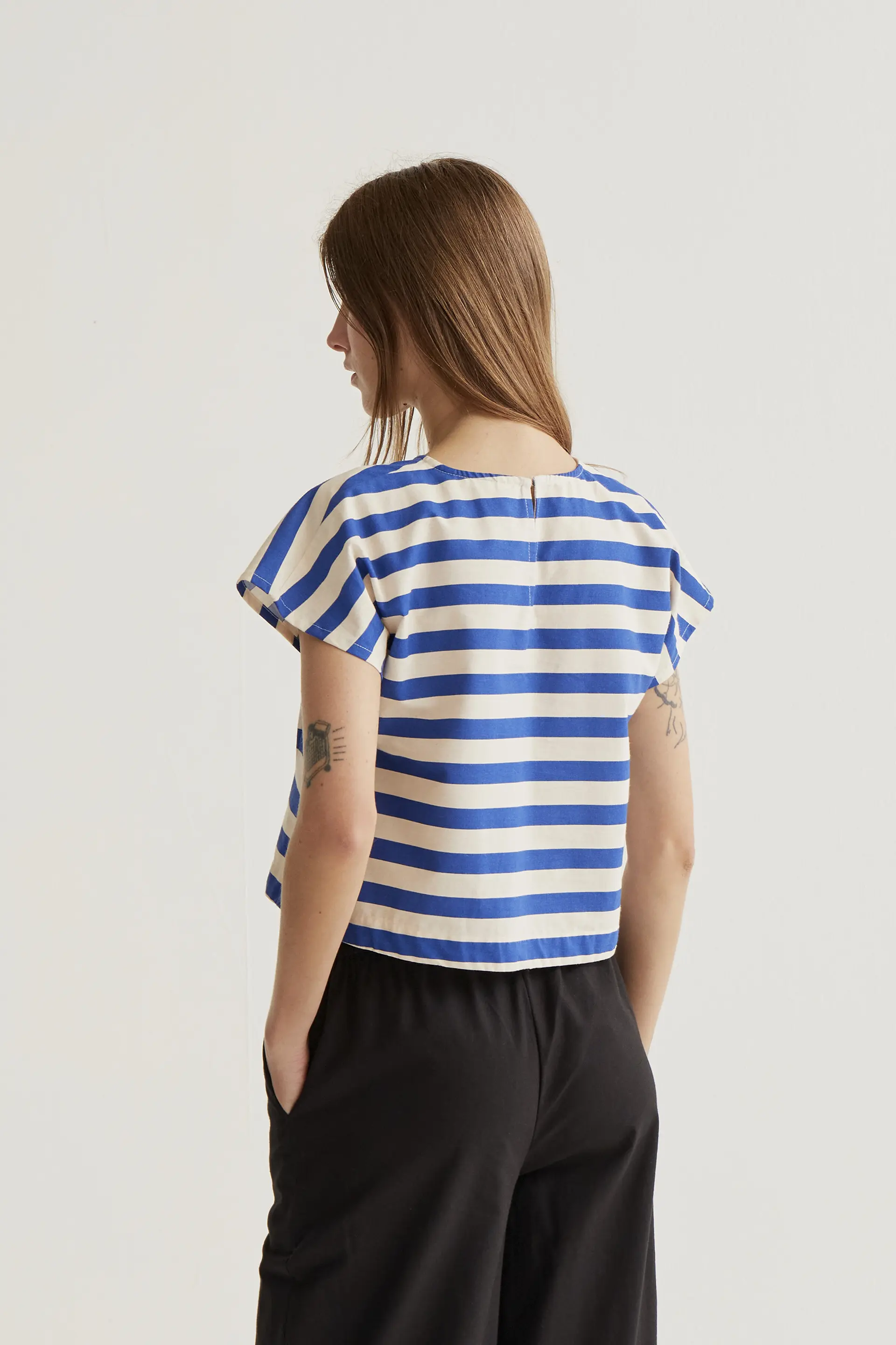 Top con estampado Bamboo Blue - Image 3