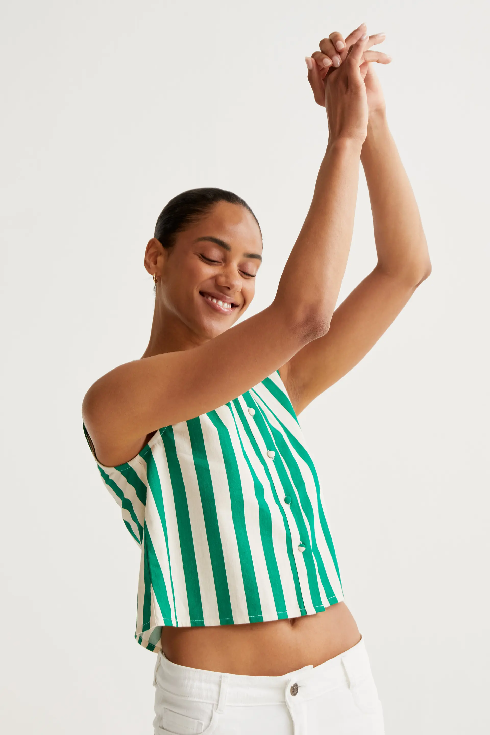 Top con estampado Bamboo Green - Image 6