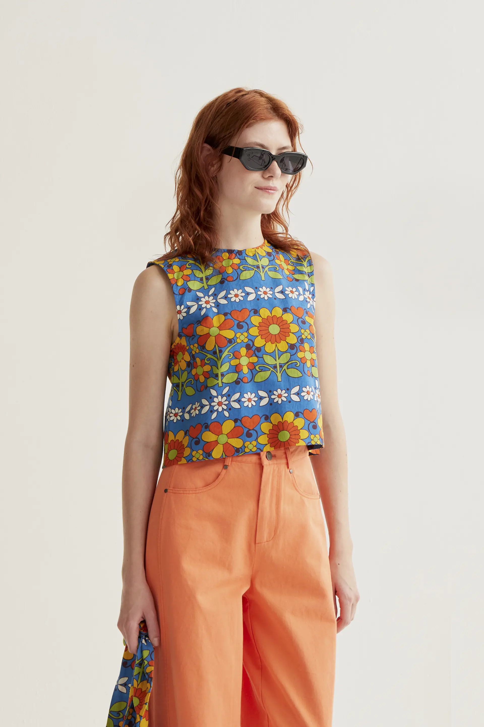 Top con estampado Garden