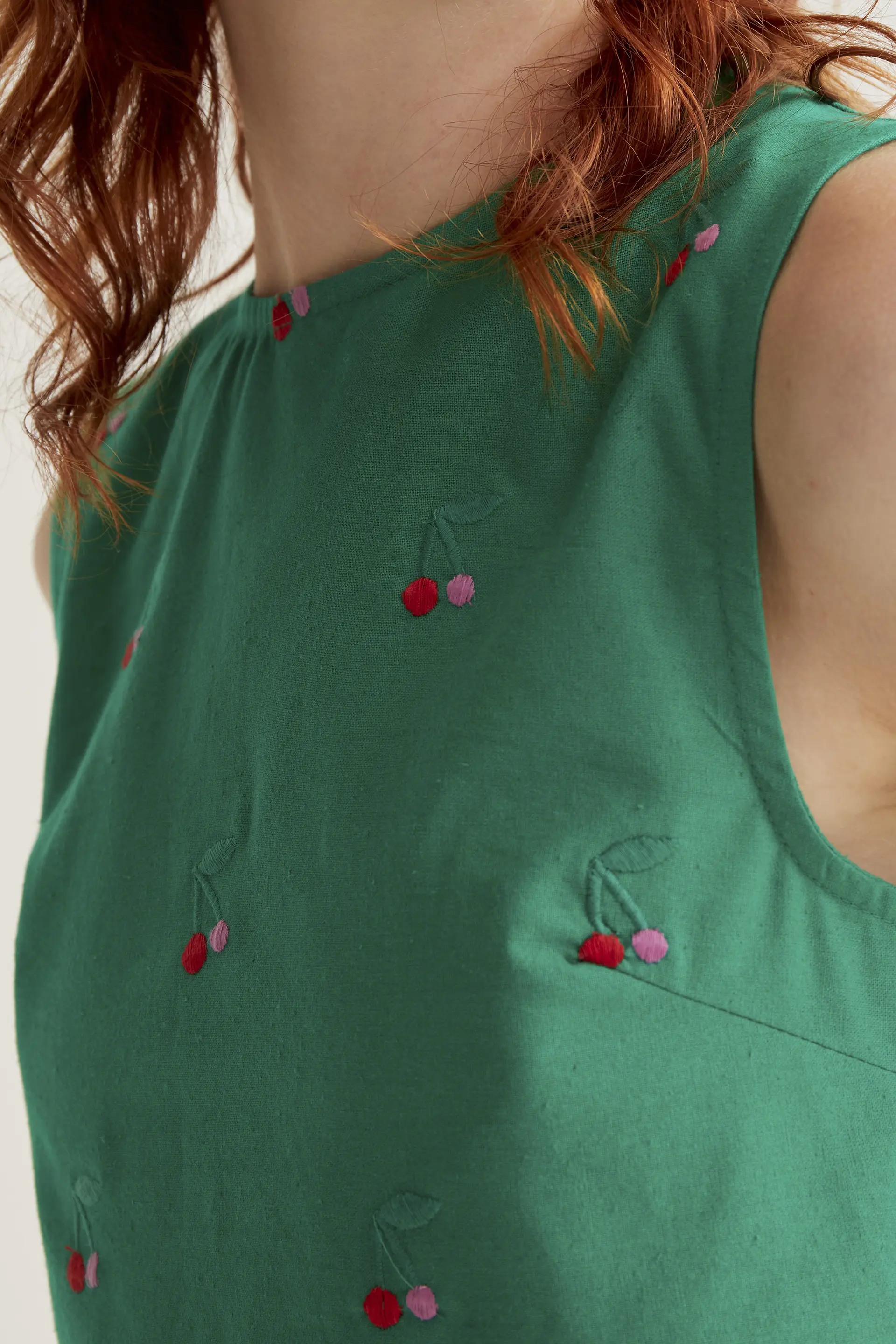 Top con estampado Green Cherries - Image 4