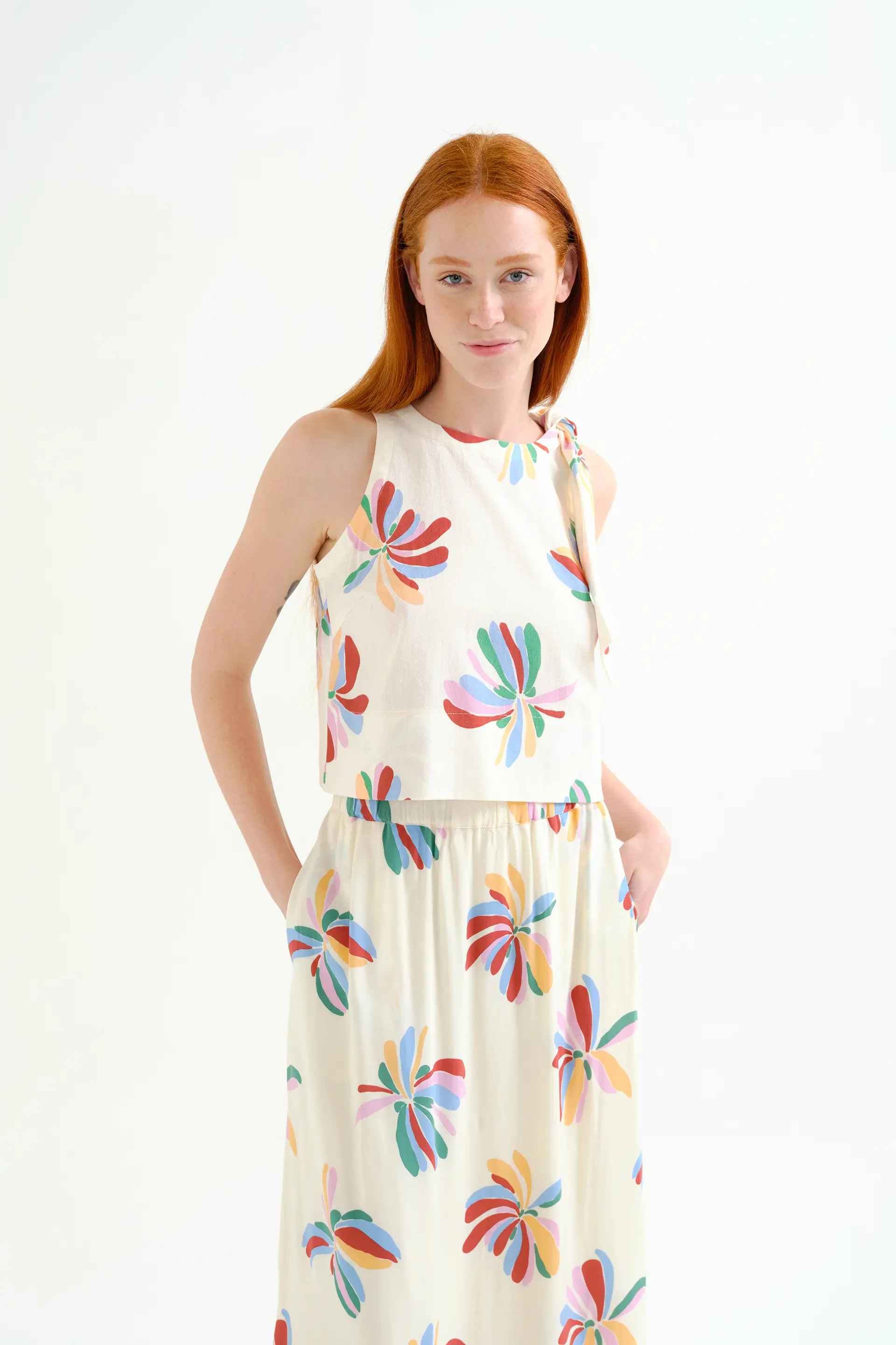Top con estampado Mornarda