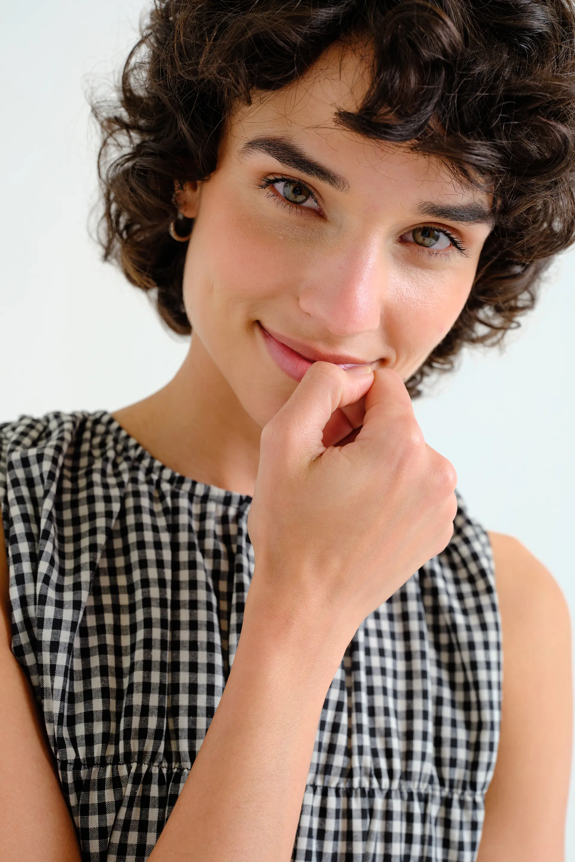 Top cuadros vichy negro - Image 6