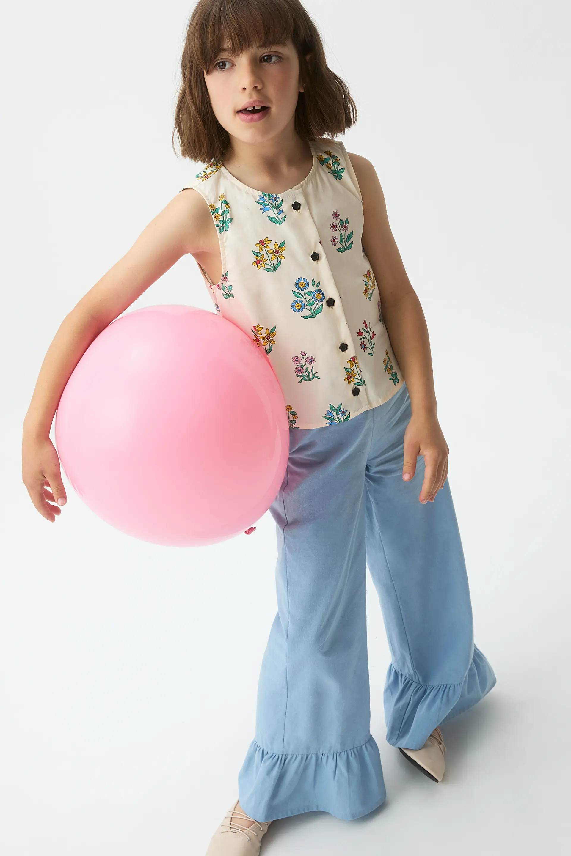 Top de niña 100% algodón con estampado Gardener - Image 4