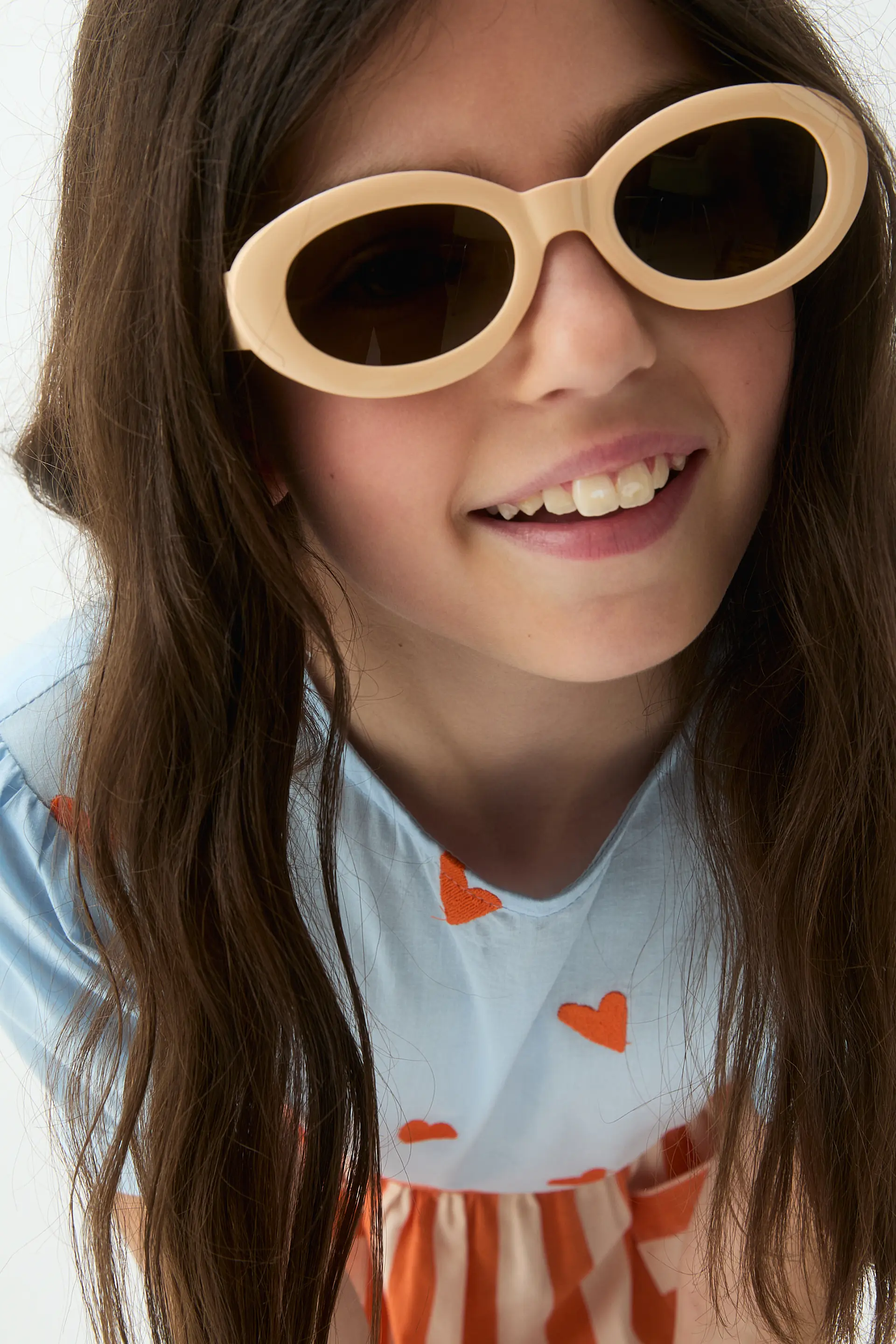 Top de niña 100% algodón con estampado Hearts - Image 4