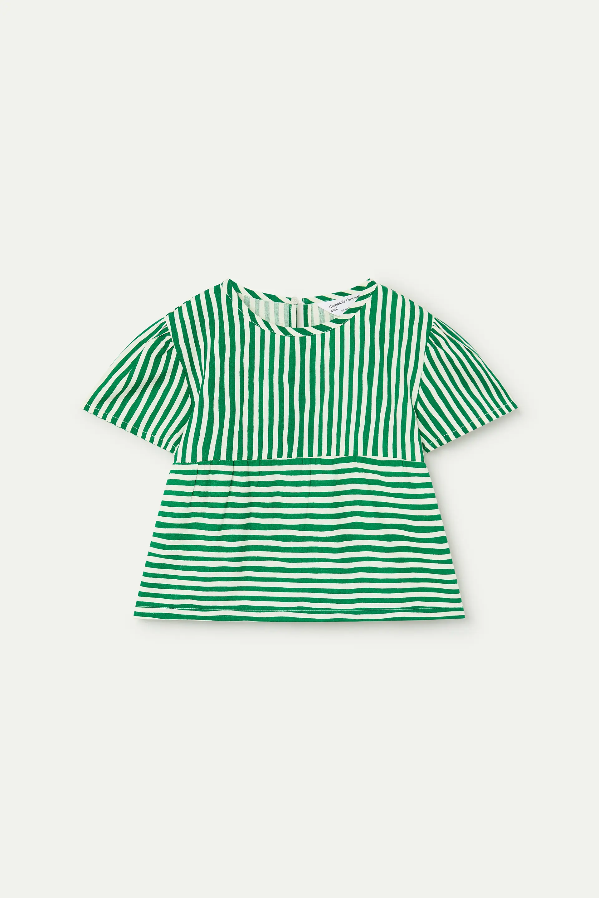 Top de niña con estampado Lavagna verde - Image 2