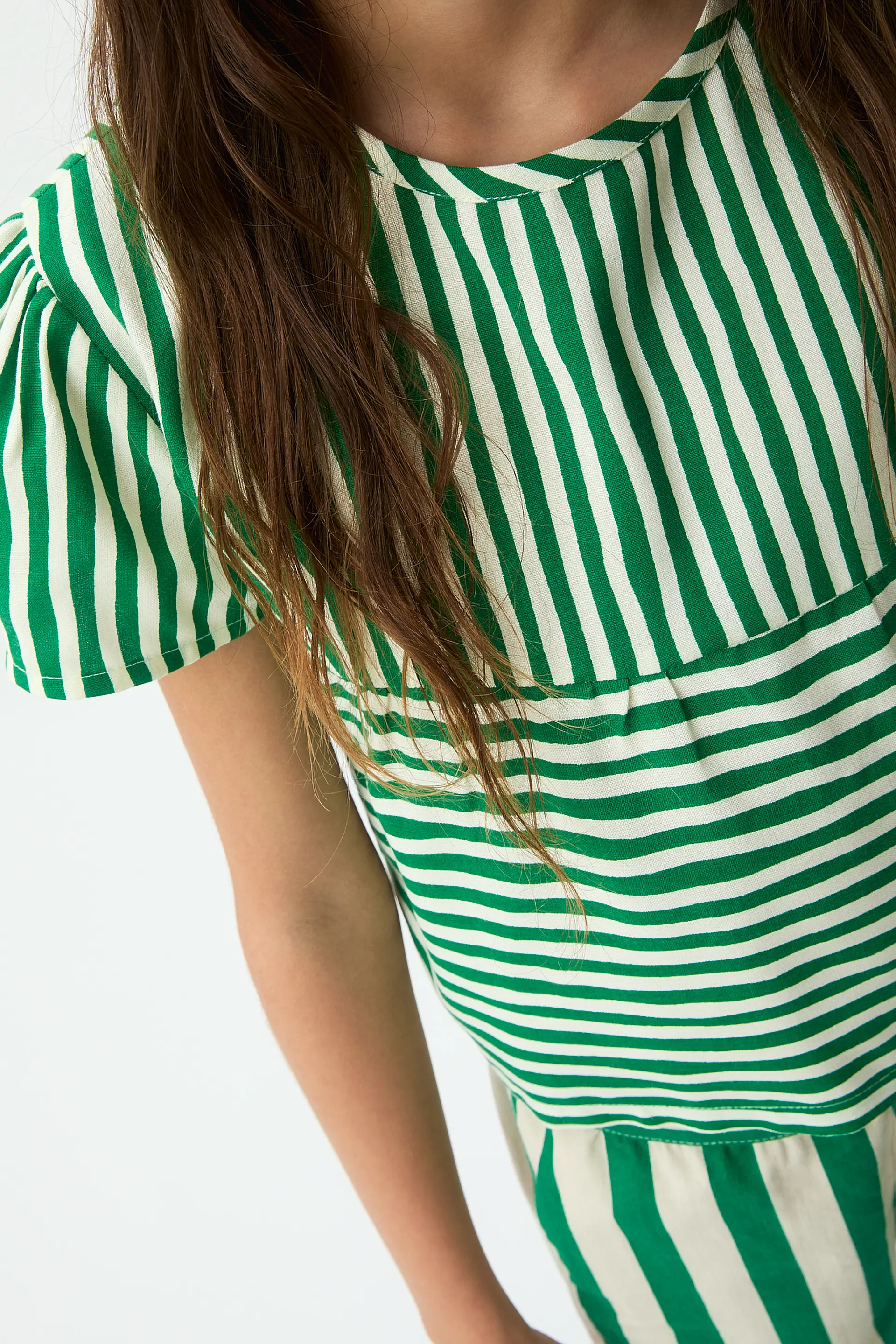 Top de niña con estampado Lavagna verde - Image 3