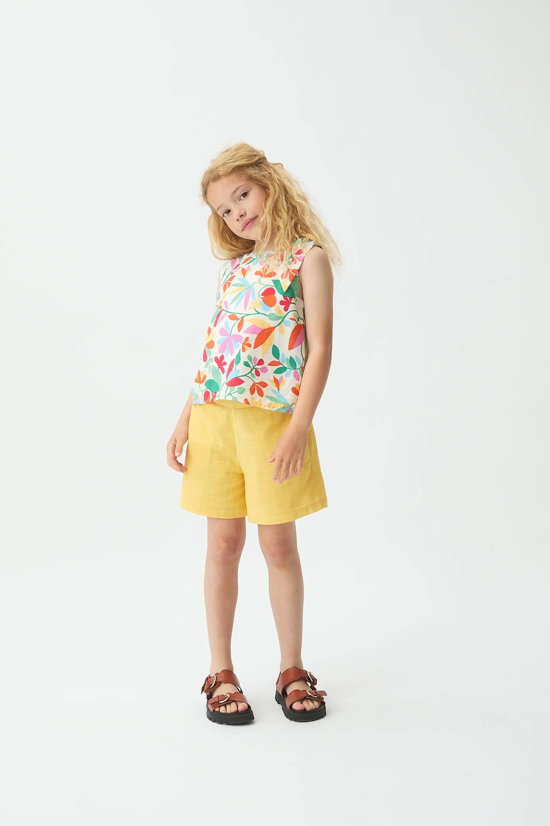 Top de niña con estampado Lotto