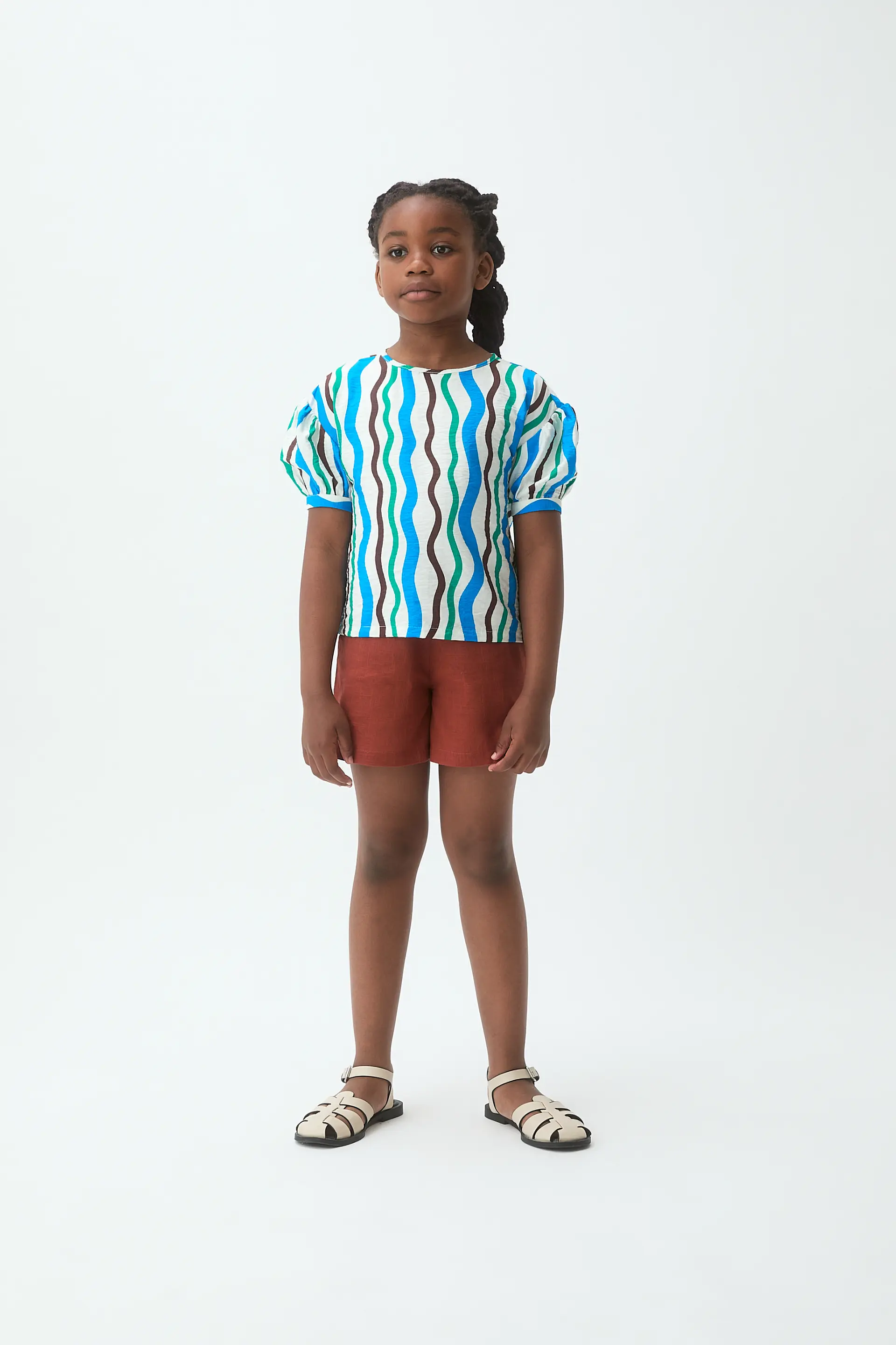 Top de niña con estampado Sea & Mountain