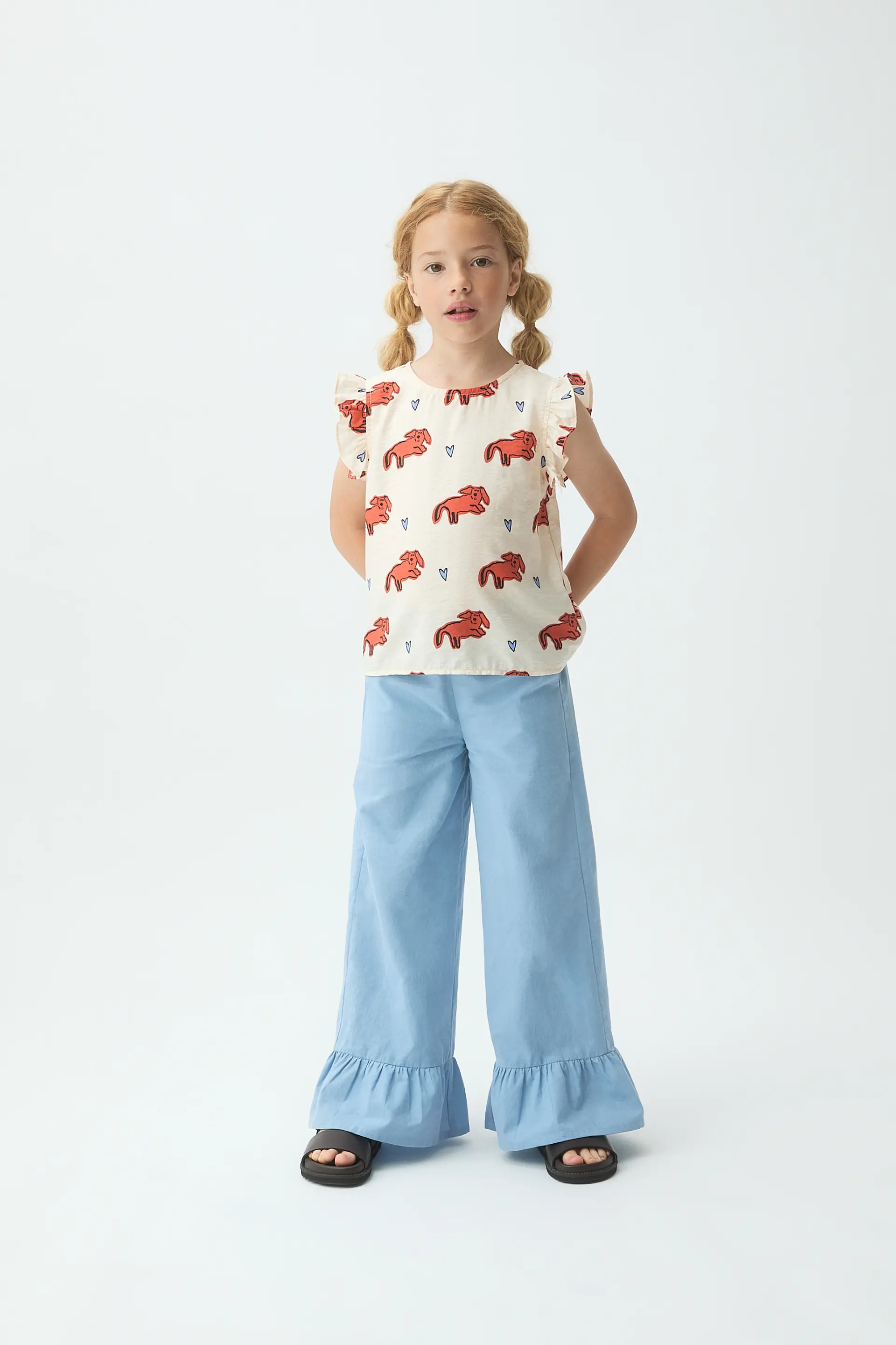Top de niña con estampado Tochi