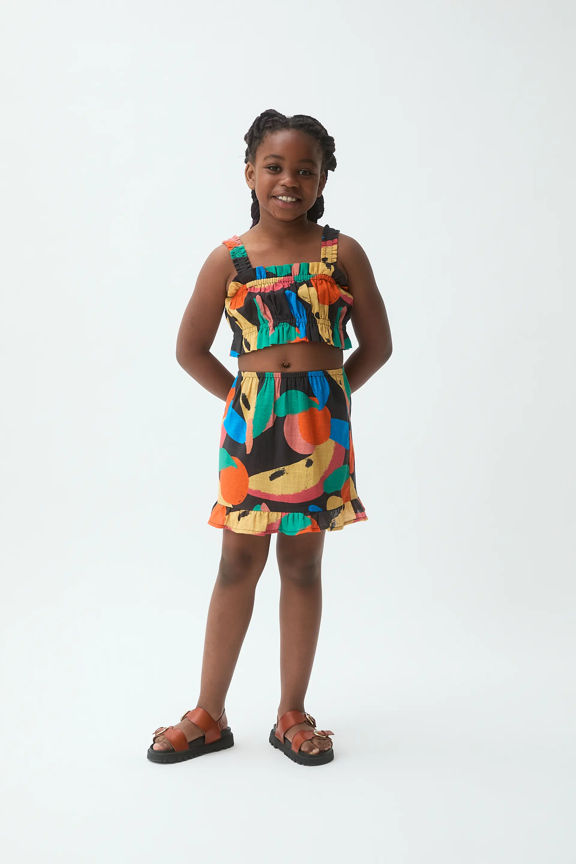 Top de niña con estampado Tutti Frutti Big