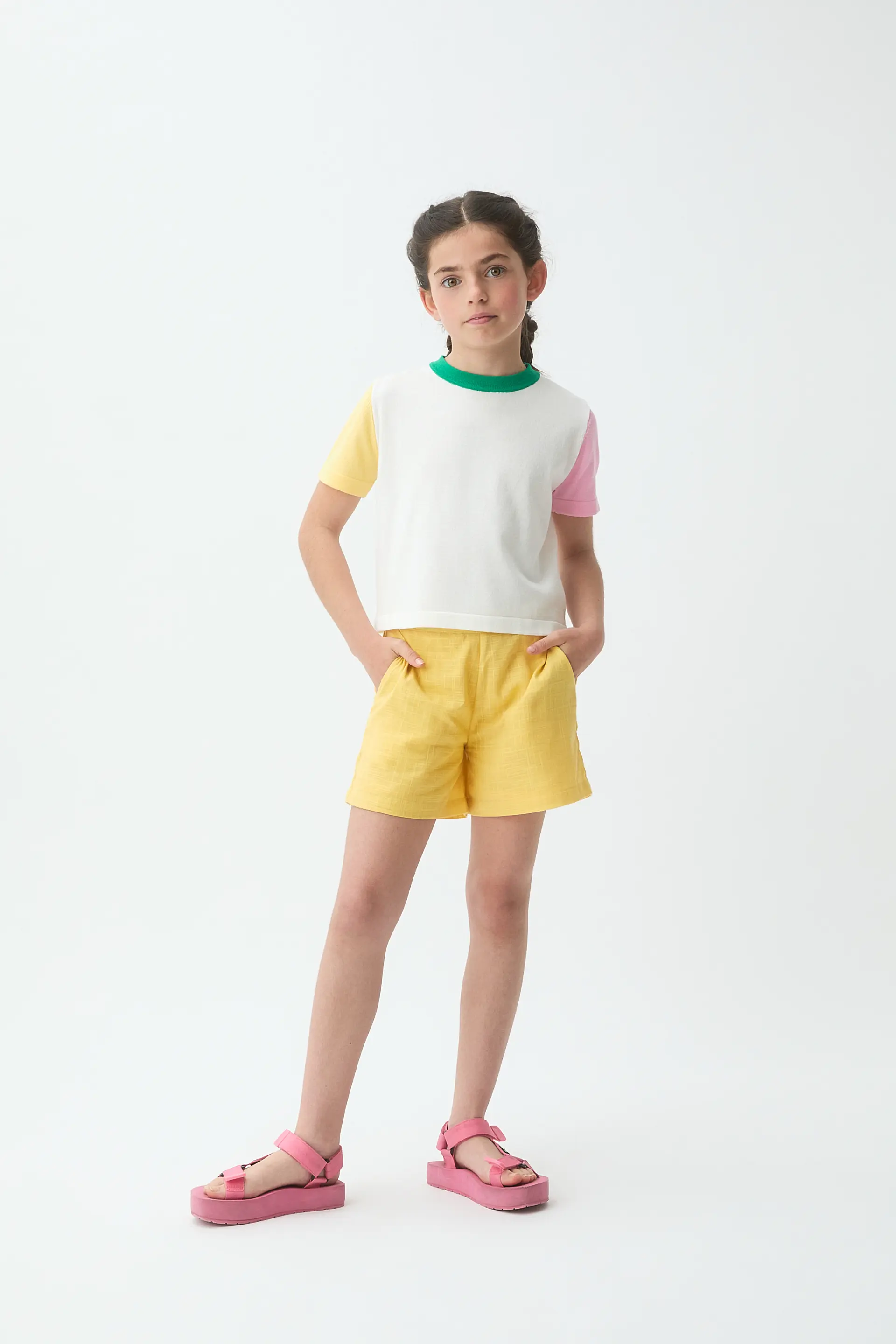 Top multicolor de niña