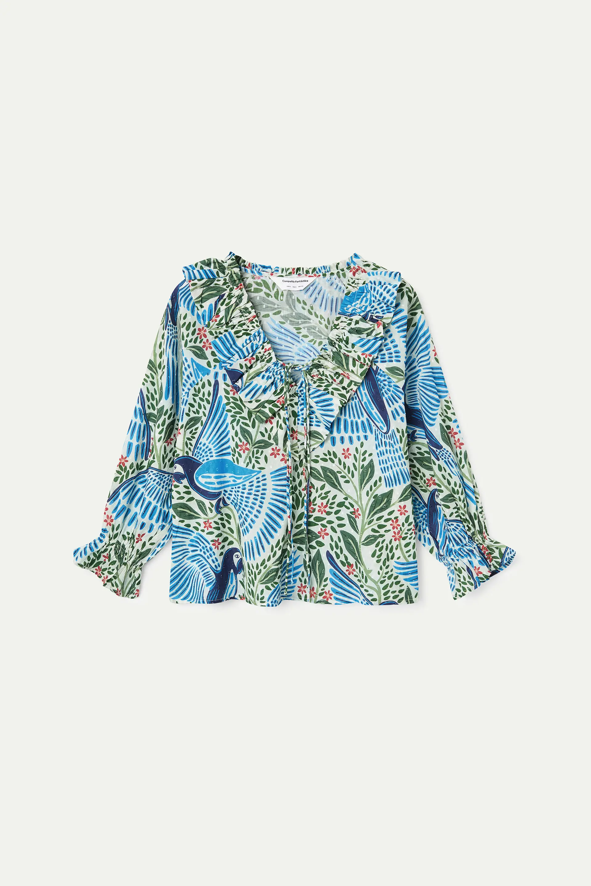Top playero con estampado Parrot - Image 2