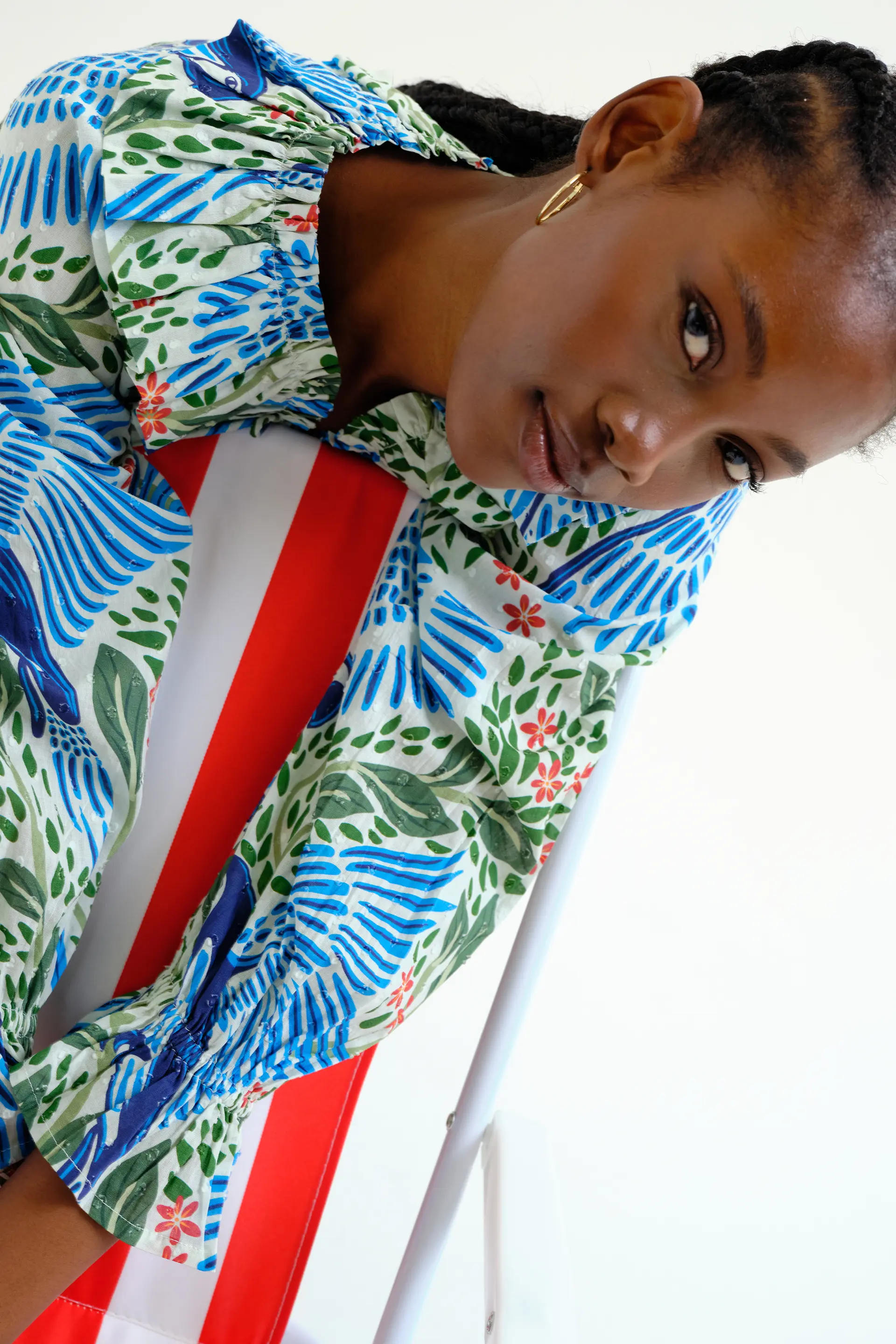 Top playero con estampado Parrot - Image 5