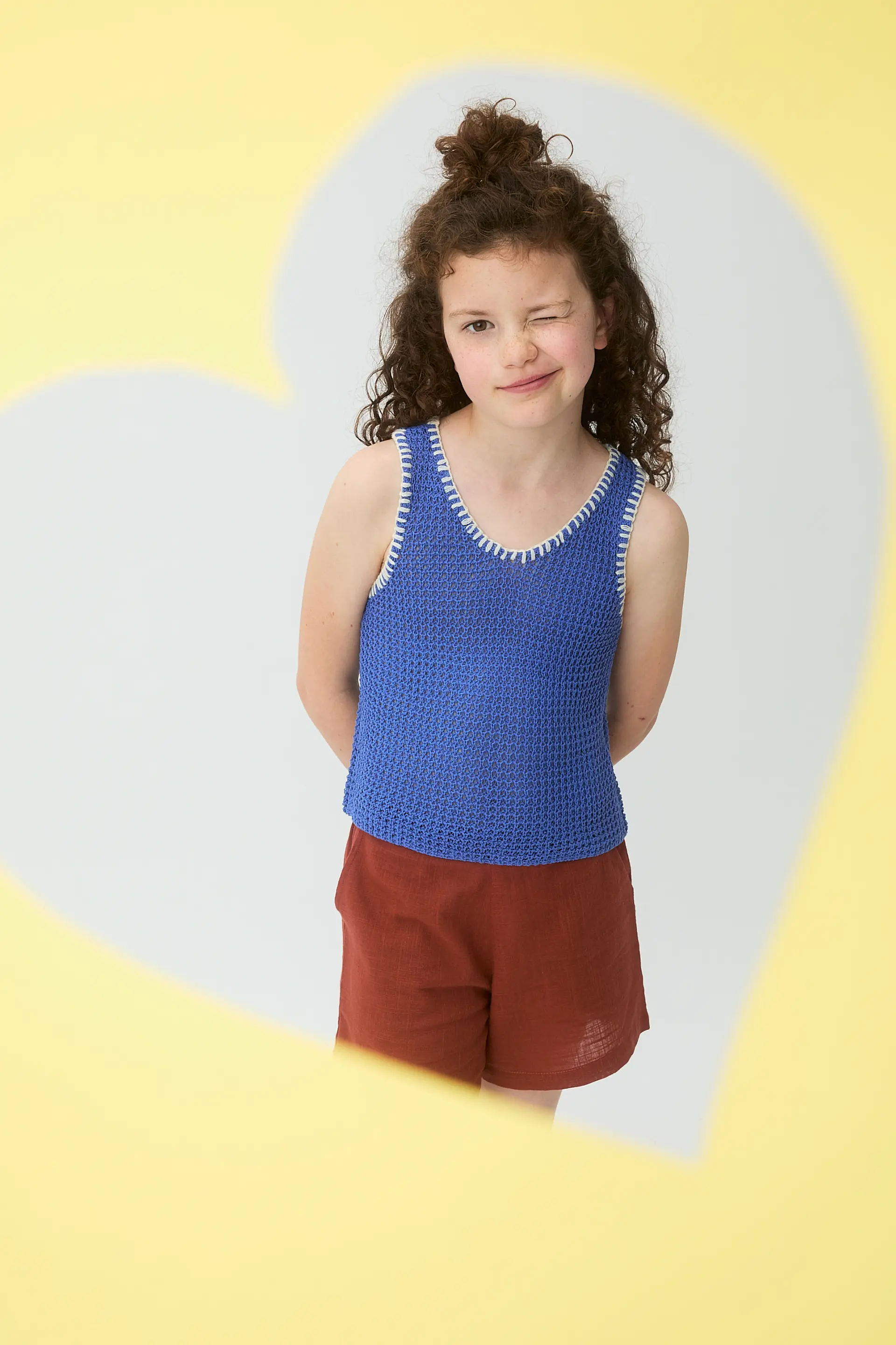 Top punto de niña azul - Image 4