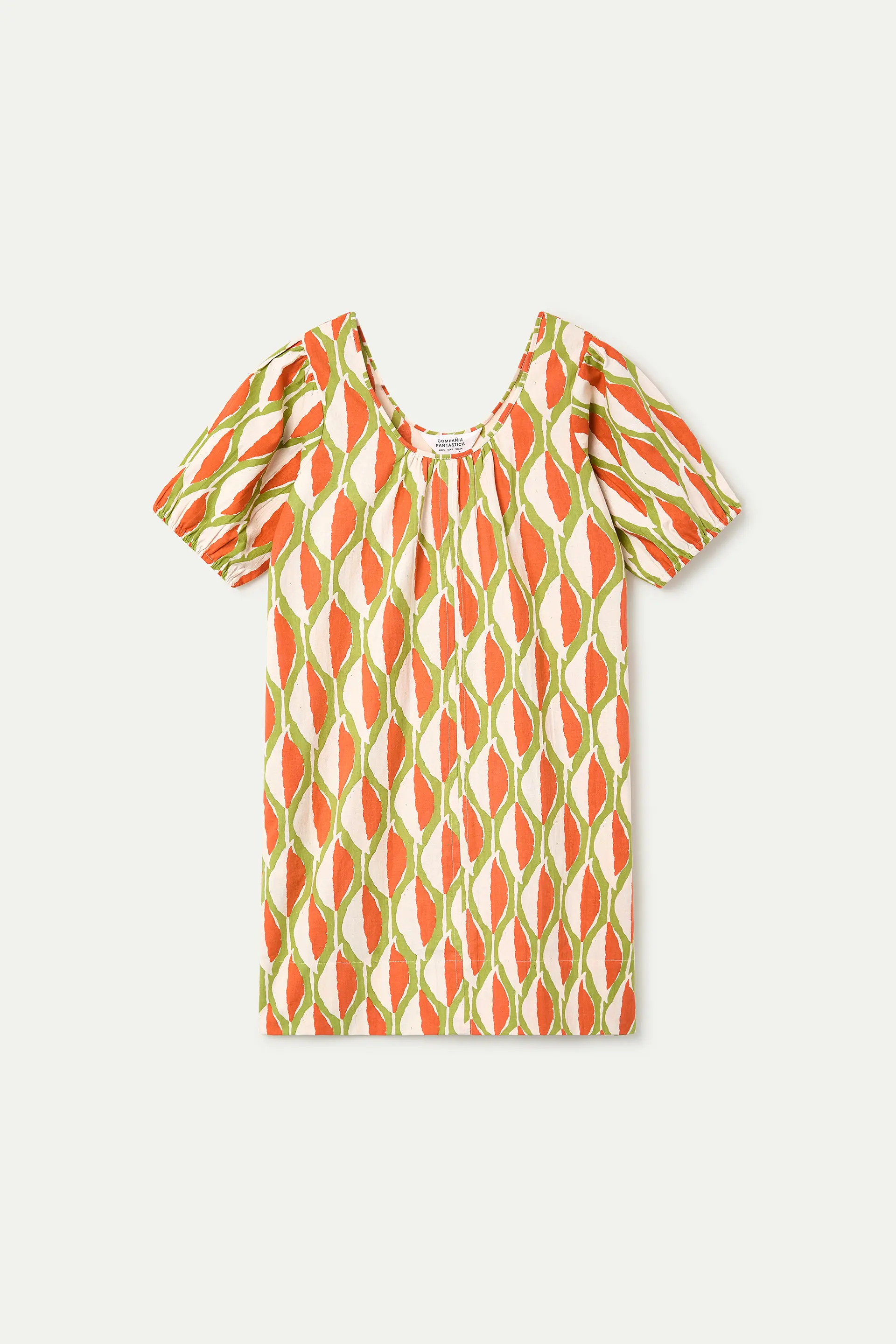 Vestido corto con estampado Aloe - Image 2