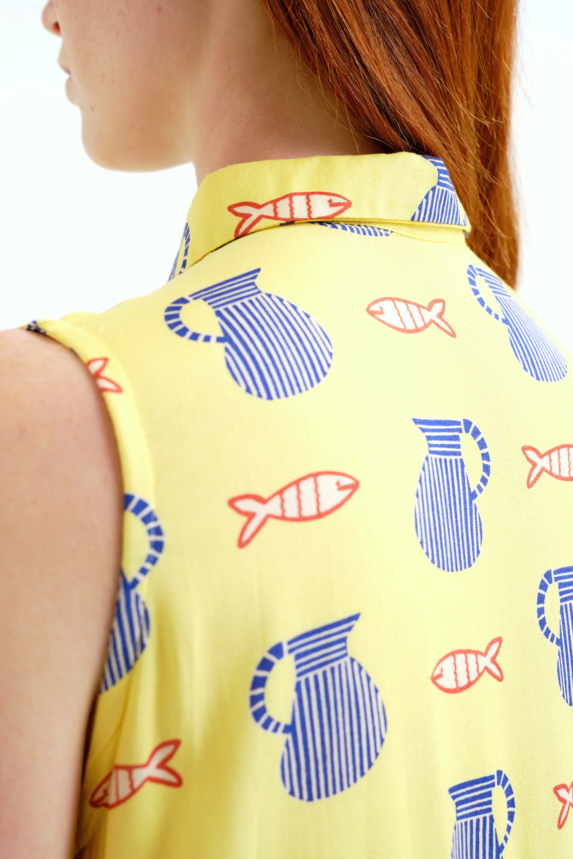 Vestido corto con estampado Brava - Image 4