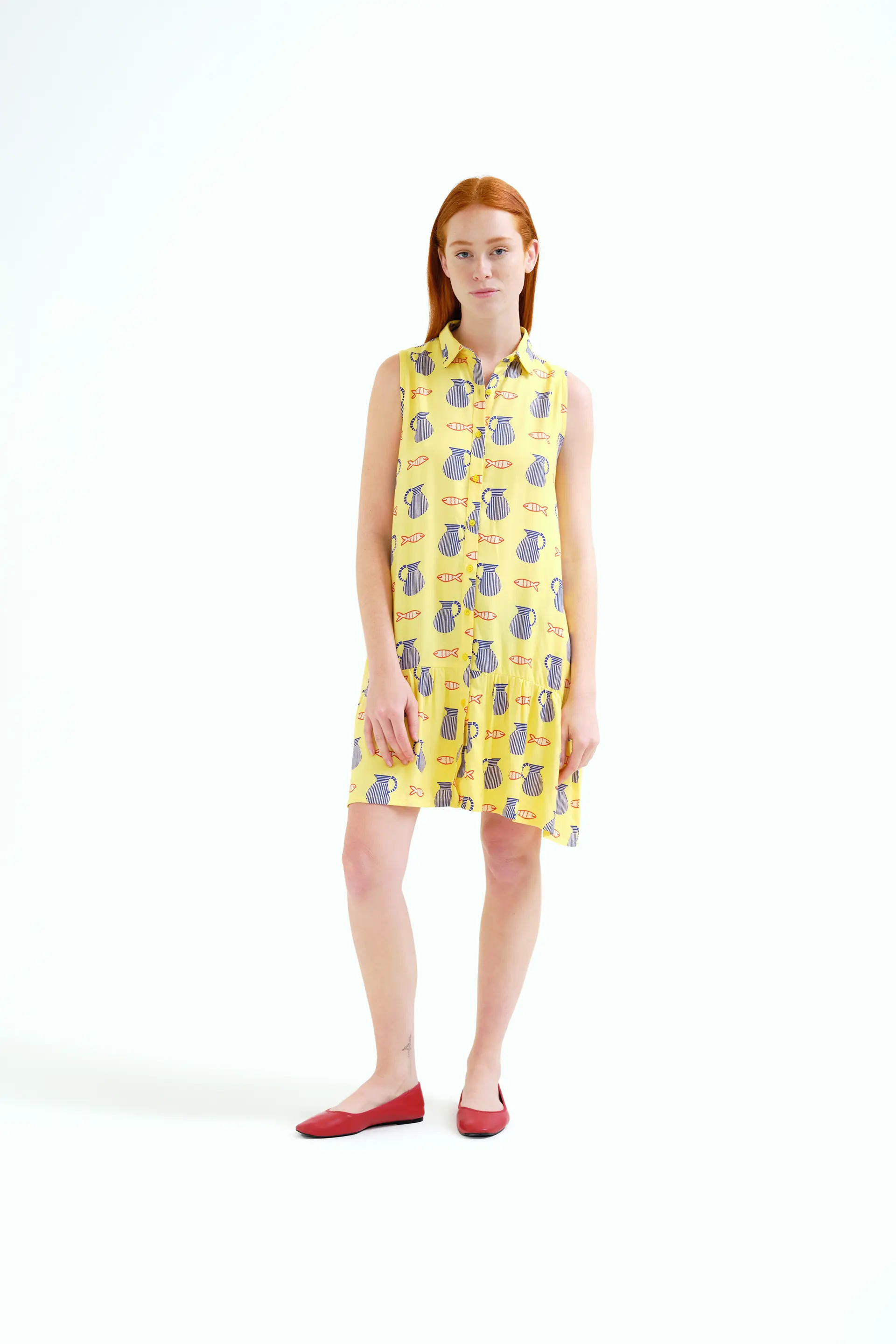 Vestido corto con estampado Brava - Image 5