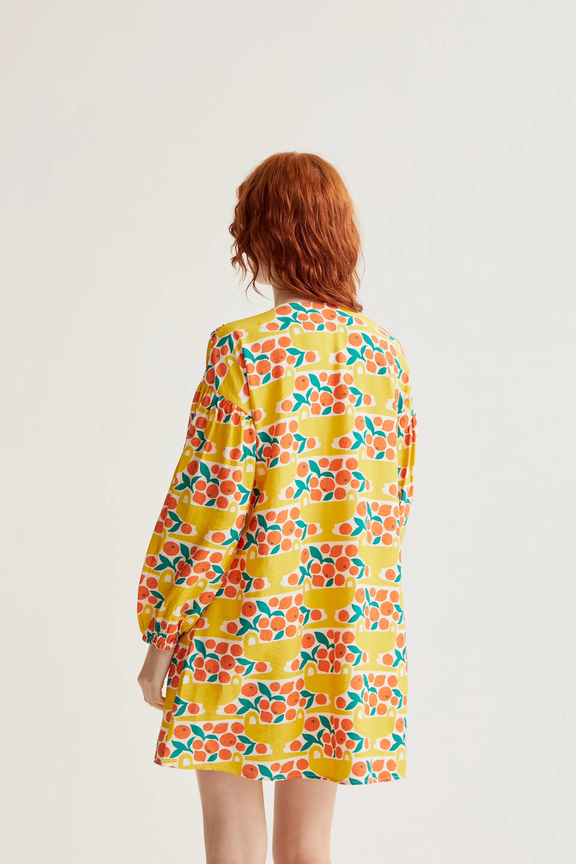 Vestido corto con estampado Citrus - Image 3