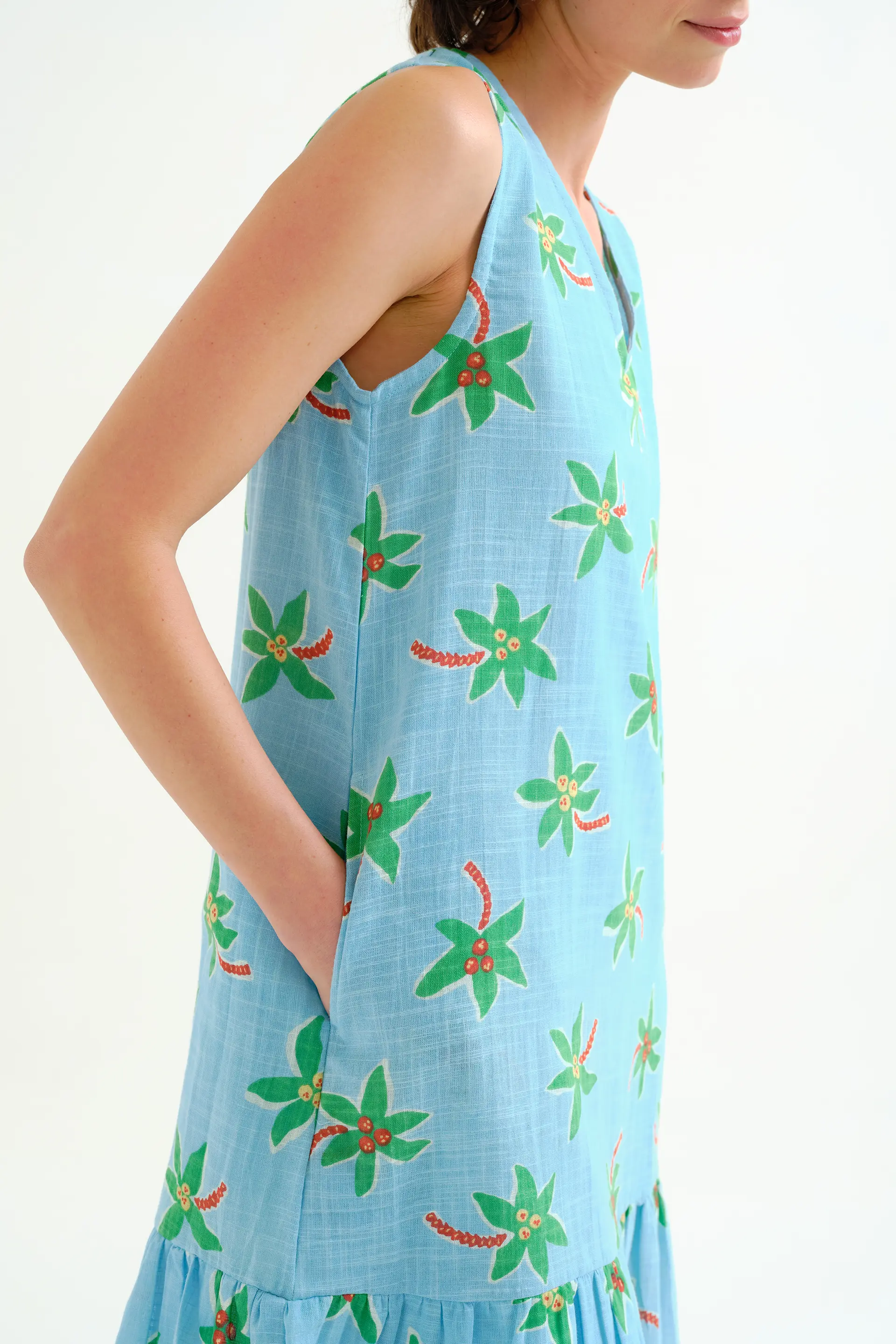 Vestido corto con estampado Cocotero Small - Image 4