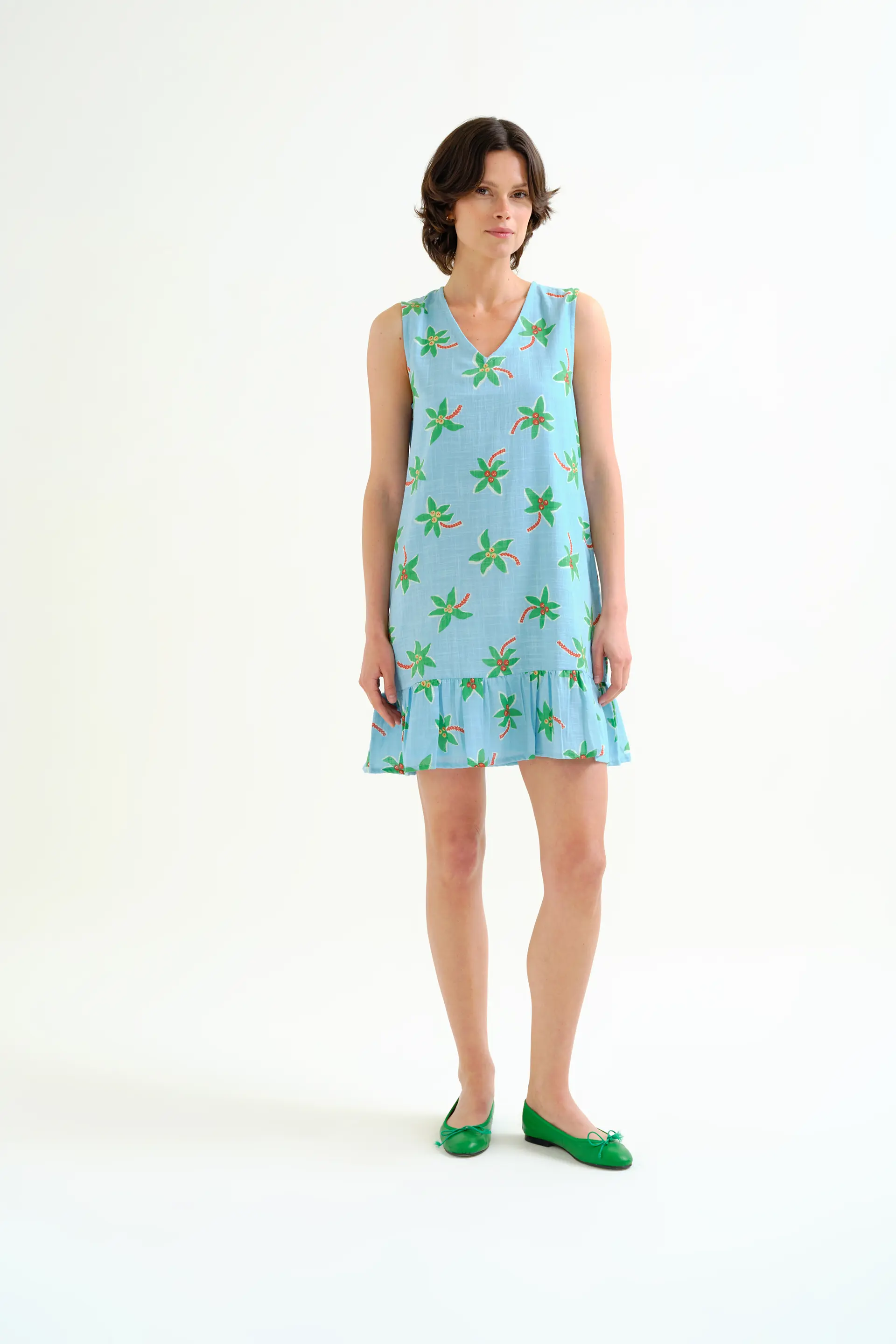 Vestido corto con estampado Cocotero Small - Image 5