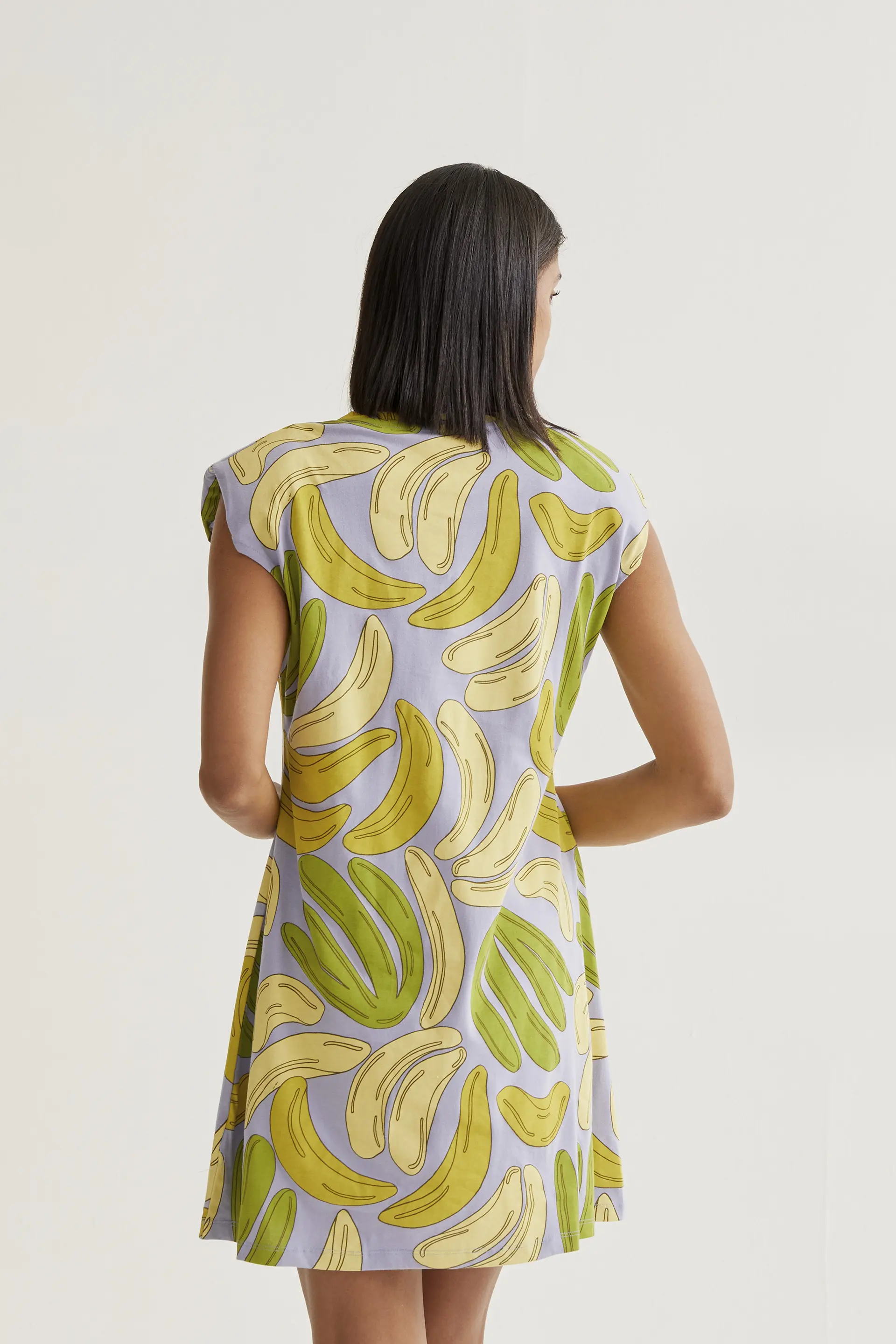 Vestido corto con estampado Guineo - Image 3