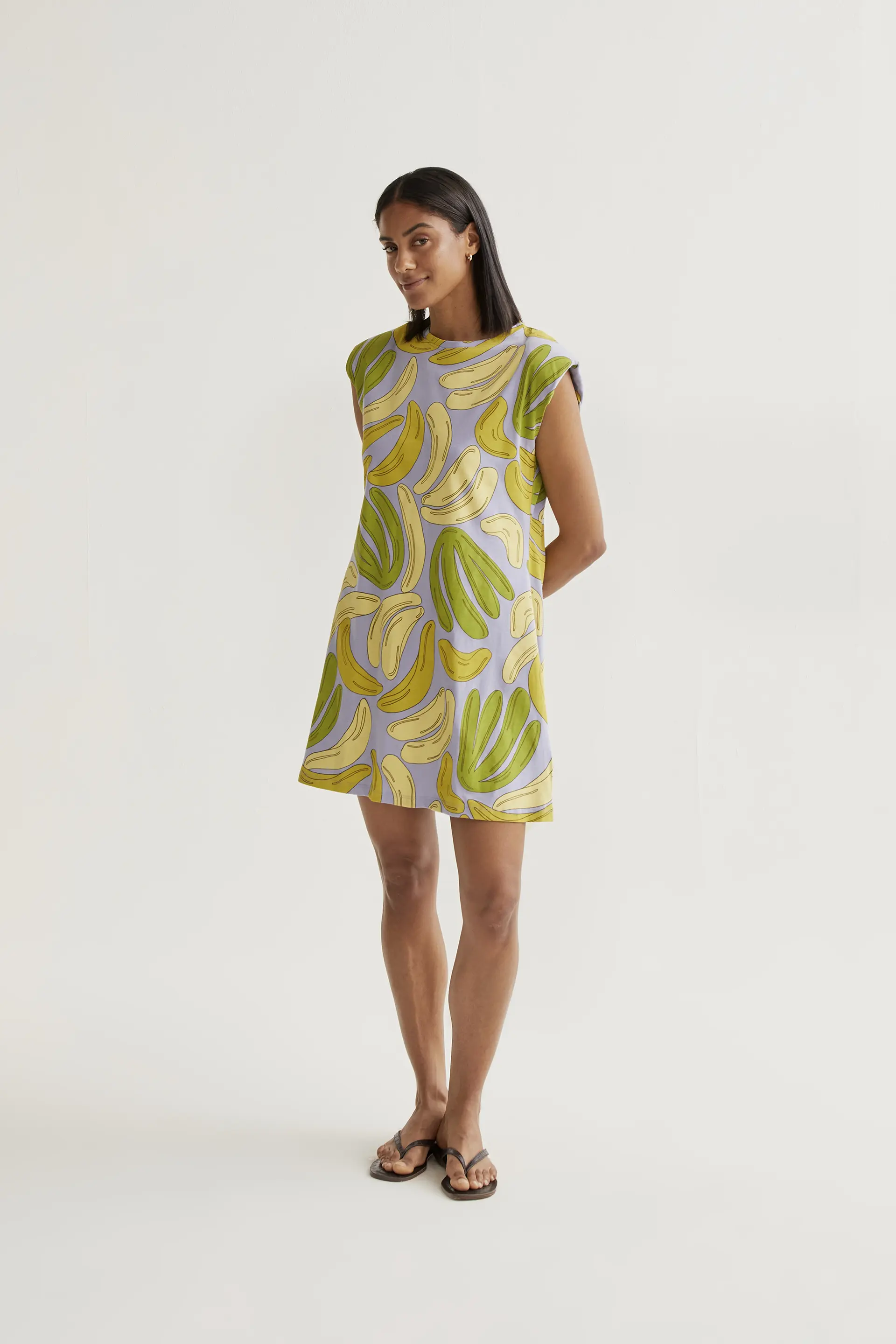 Vestido corto con estampado Guineo - Image 4