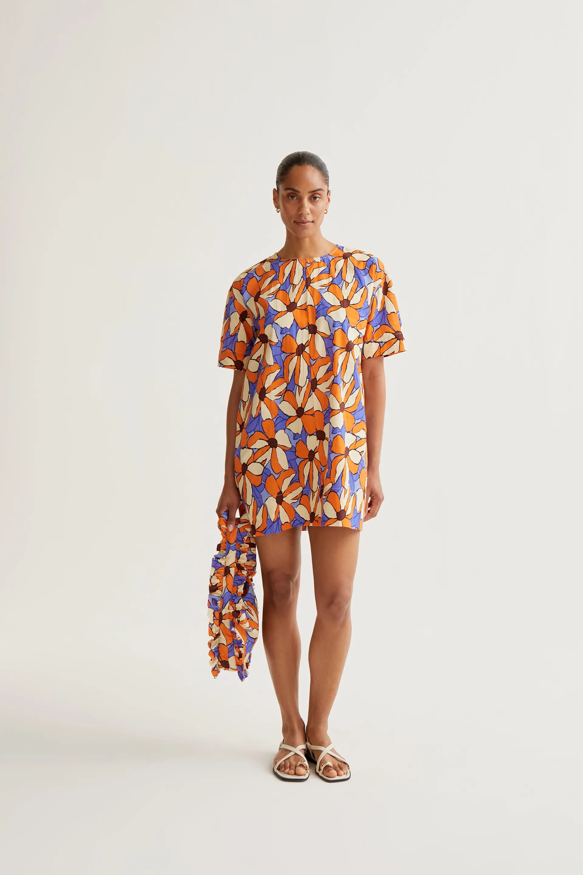 Vestido corto con estampado Marigold - Image 5