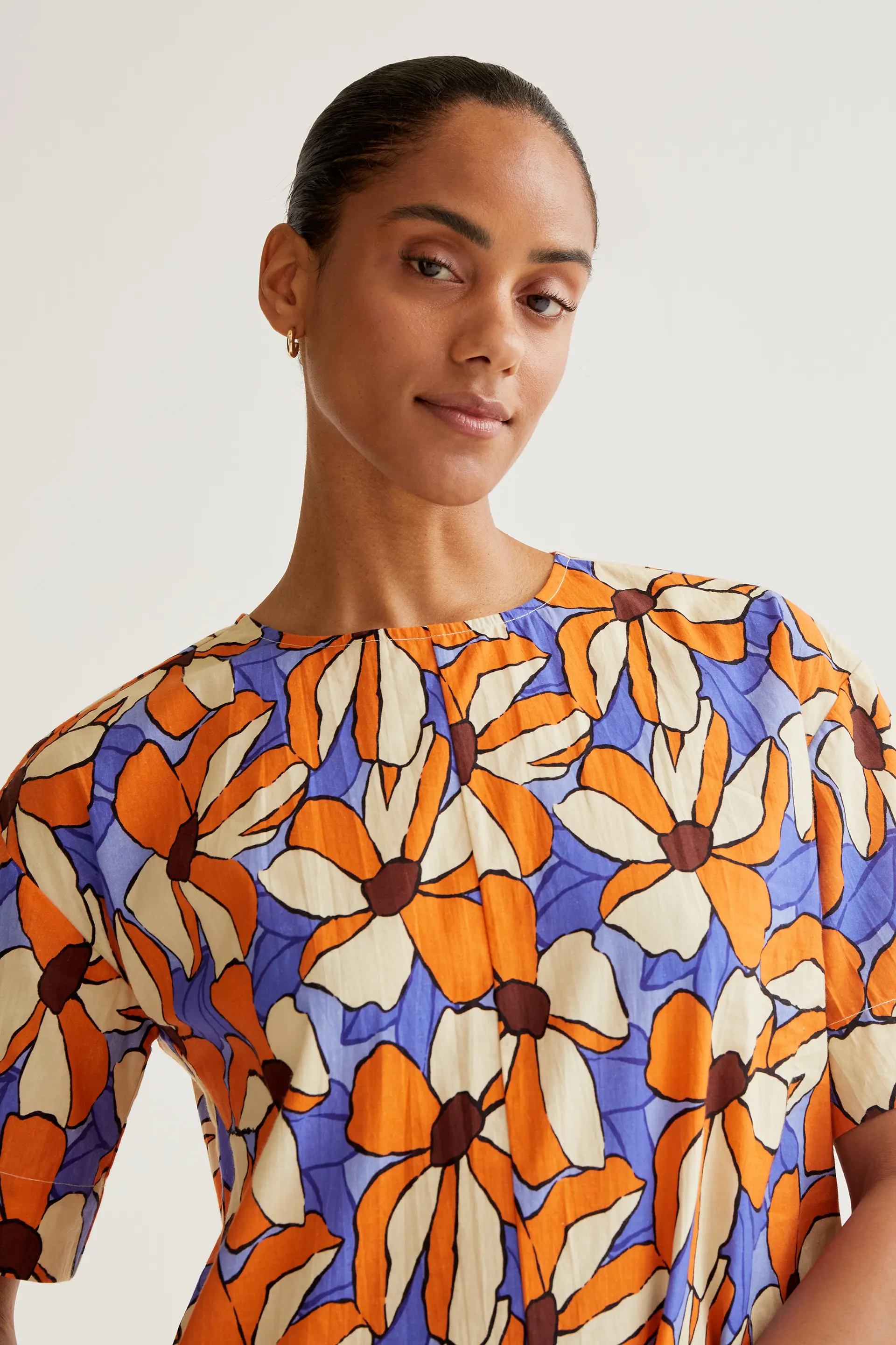 Vestido corto con estampado Marigold - Image 6