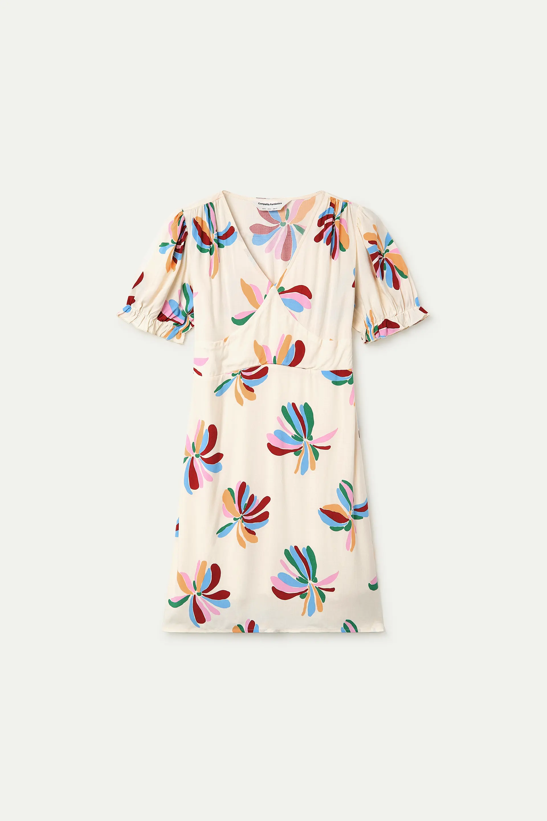 Vestido corto con estampado Monarda - Image 2