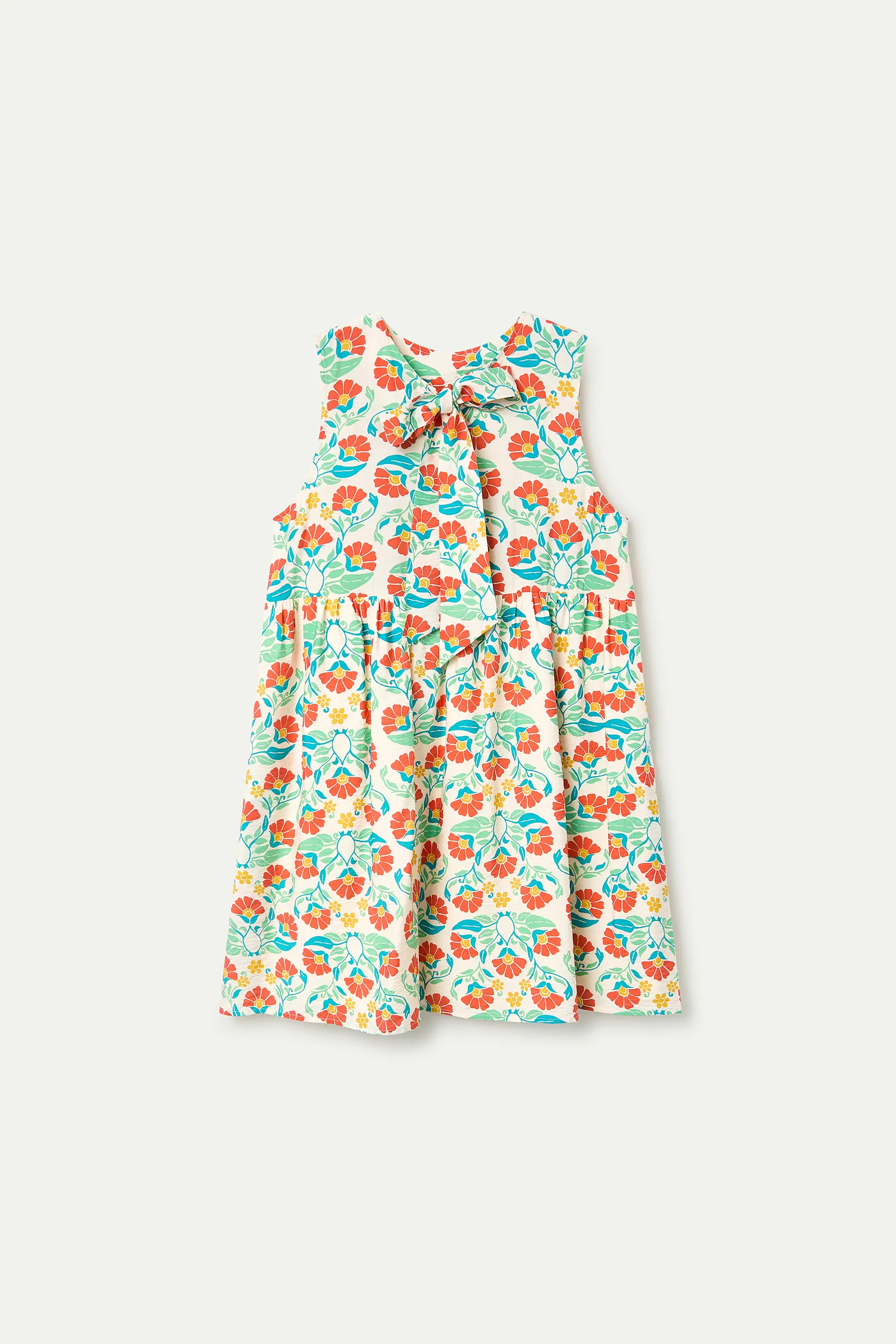 Vestido corto con estampado Small Royal - Image 2