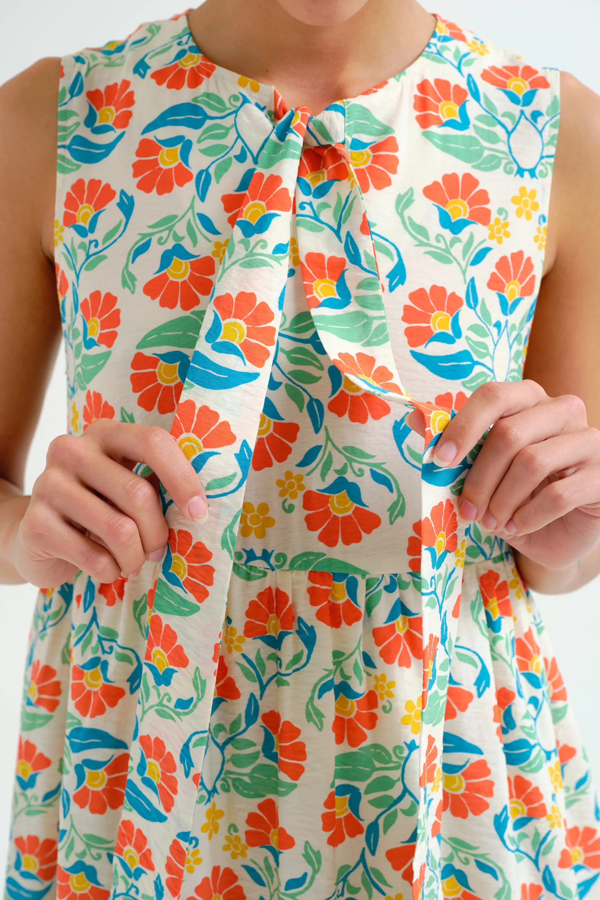 Vestido corto con estampado Small Royal - Image 4