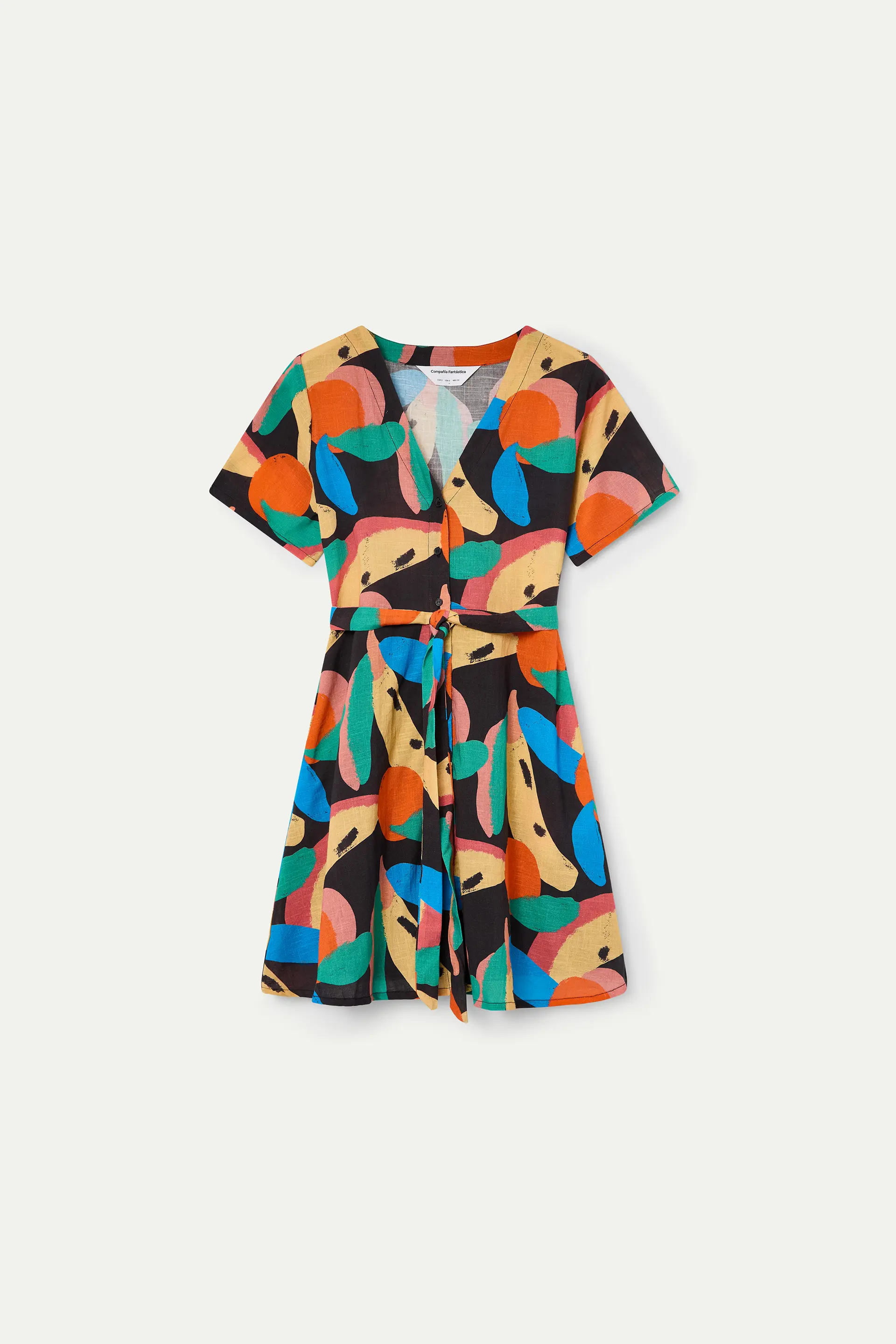 Vestido corto con estampado Tutti Frutti Big - Image 2