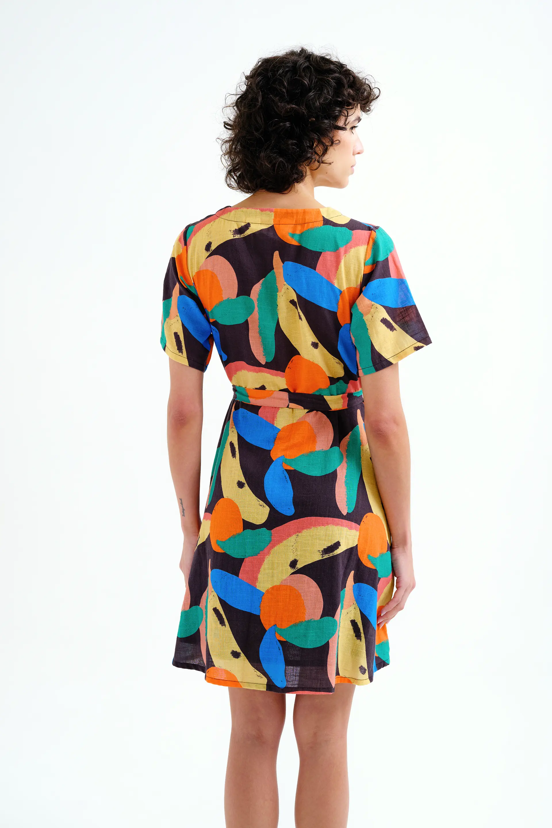 Vestido corto con estampado Tutti Frutti Big - Image 3