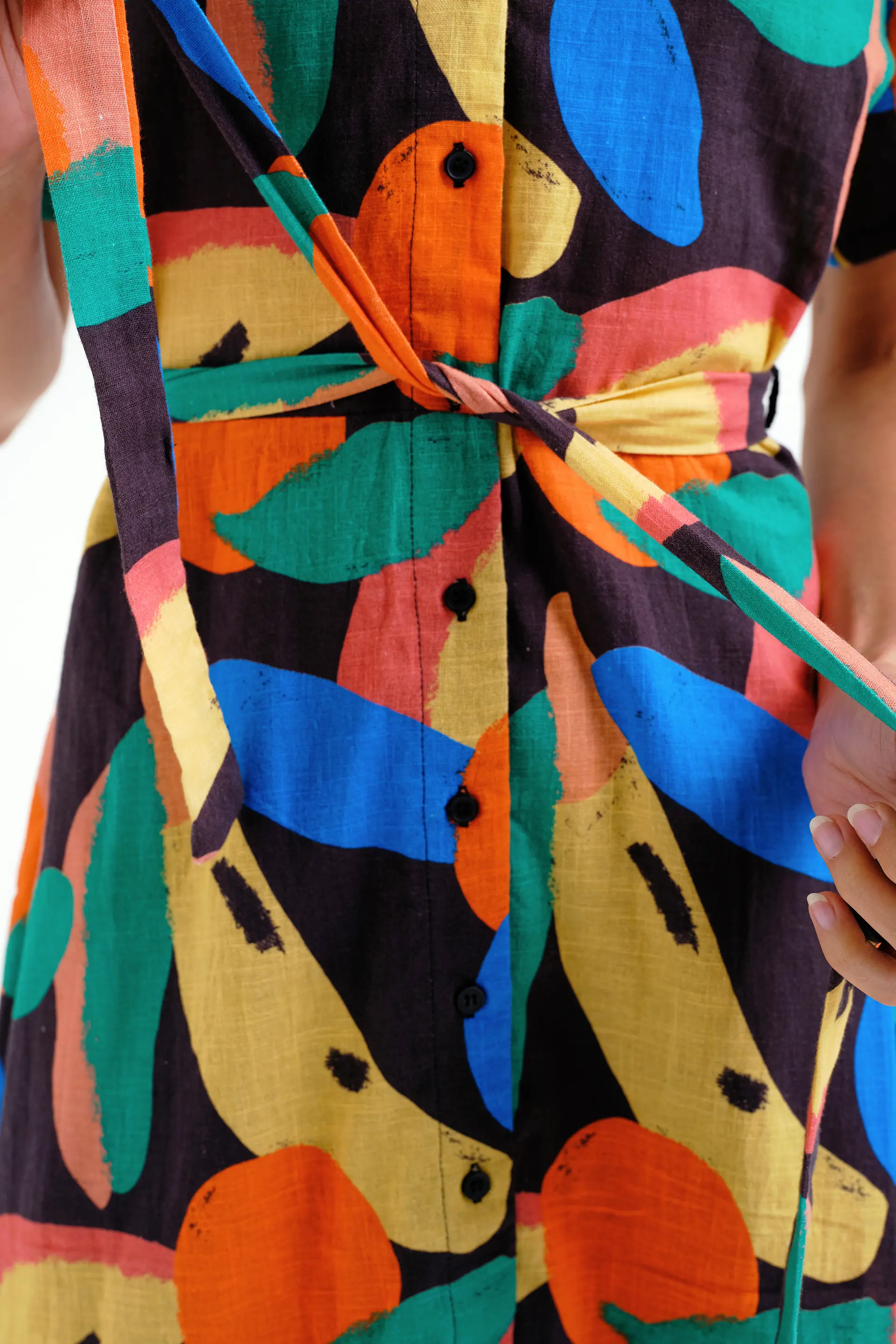 Vestido corto con estampado Tutti Frutti Big - Image 4