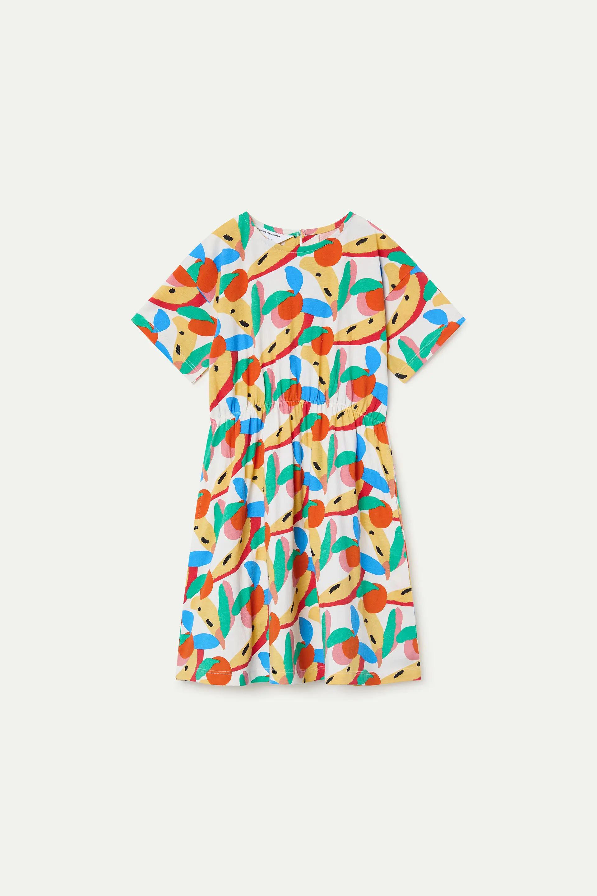 Vestido corto de niña 100% algodón con estampado de Tutti Frutti - Image 2