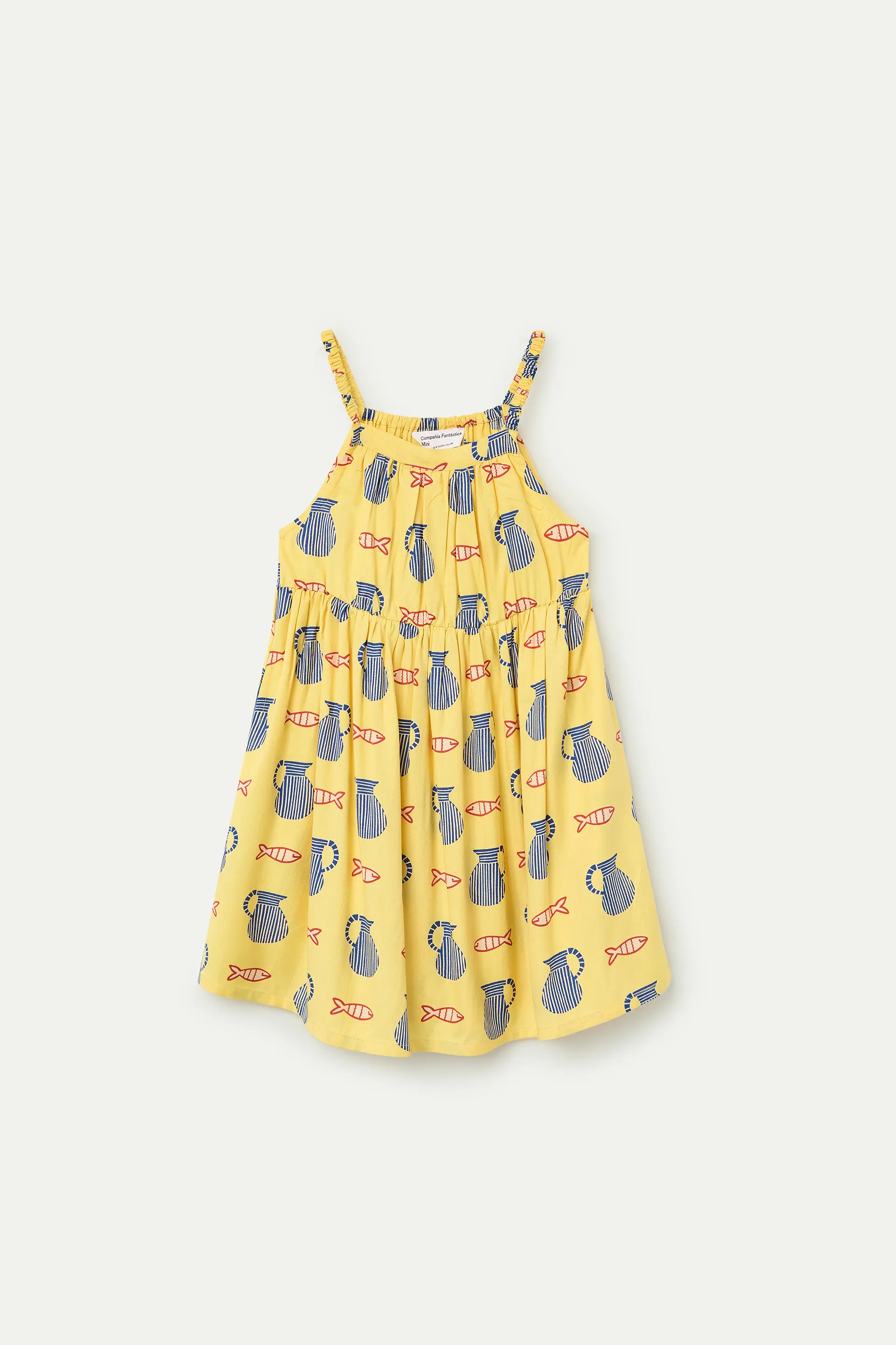 Vestido corto de niña con estampado Brava - Image 2