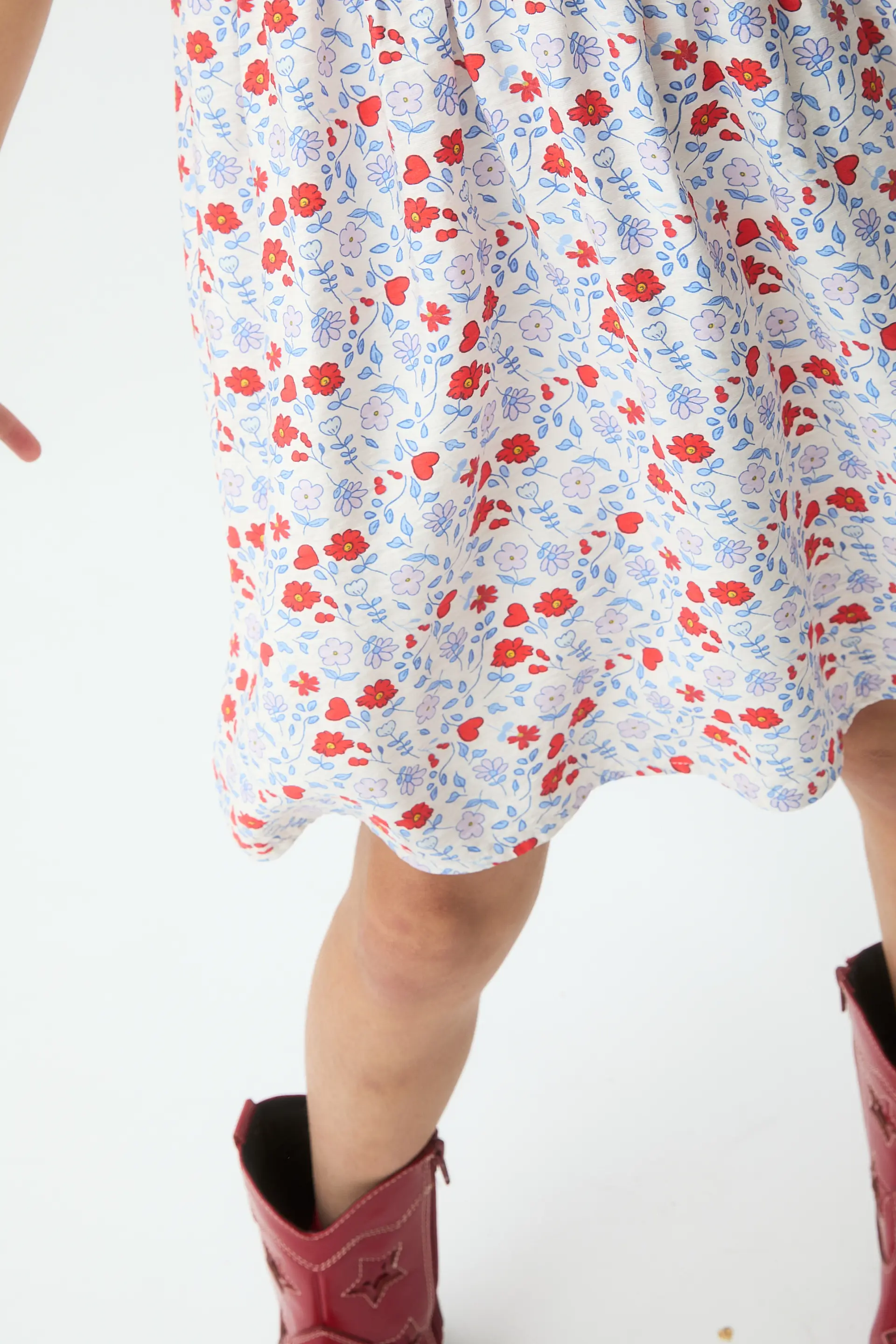 Vestido corto de niña con estampado Cute - Image 3