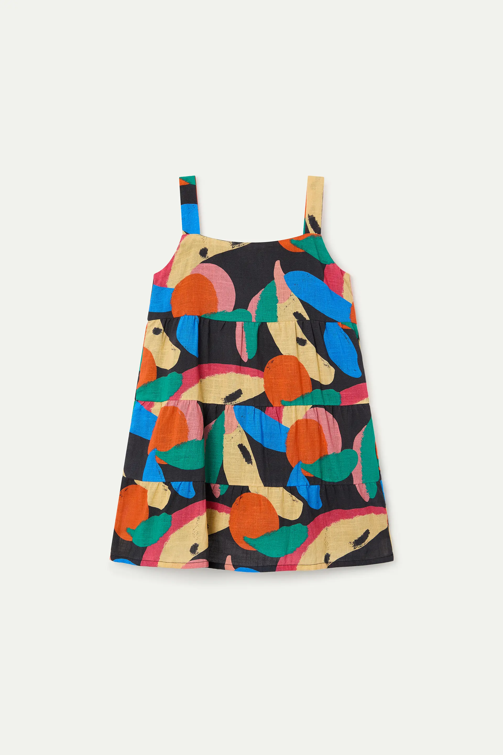 Vestido corto de niña con estampado Tutti Frutti Big - Image 2